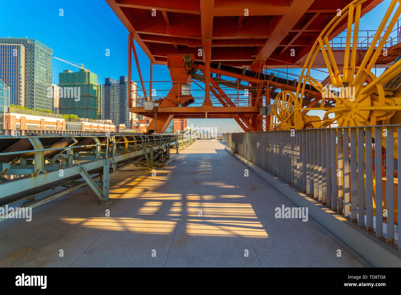 Power Plant Park Stock Photo Alamy