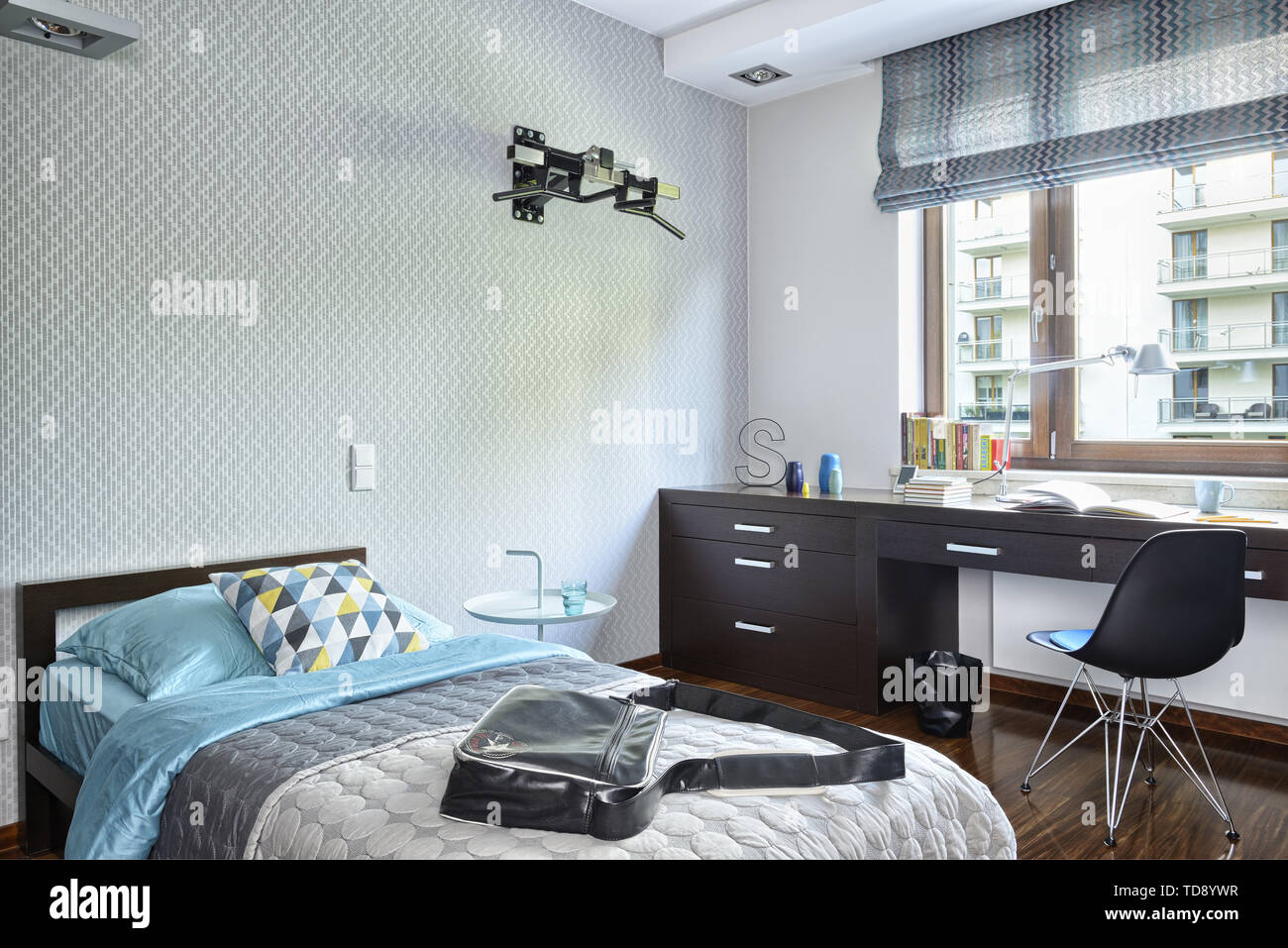 Teen boy bedroom hi-res stock photography and images - Alamy