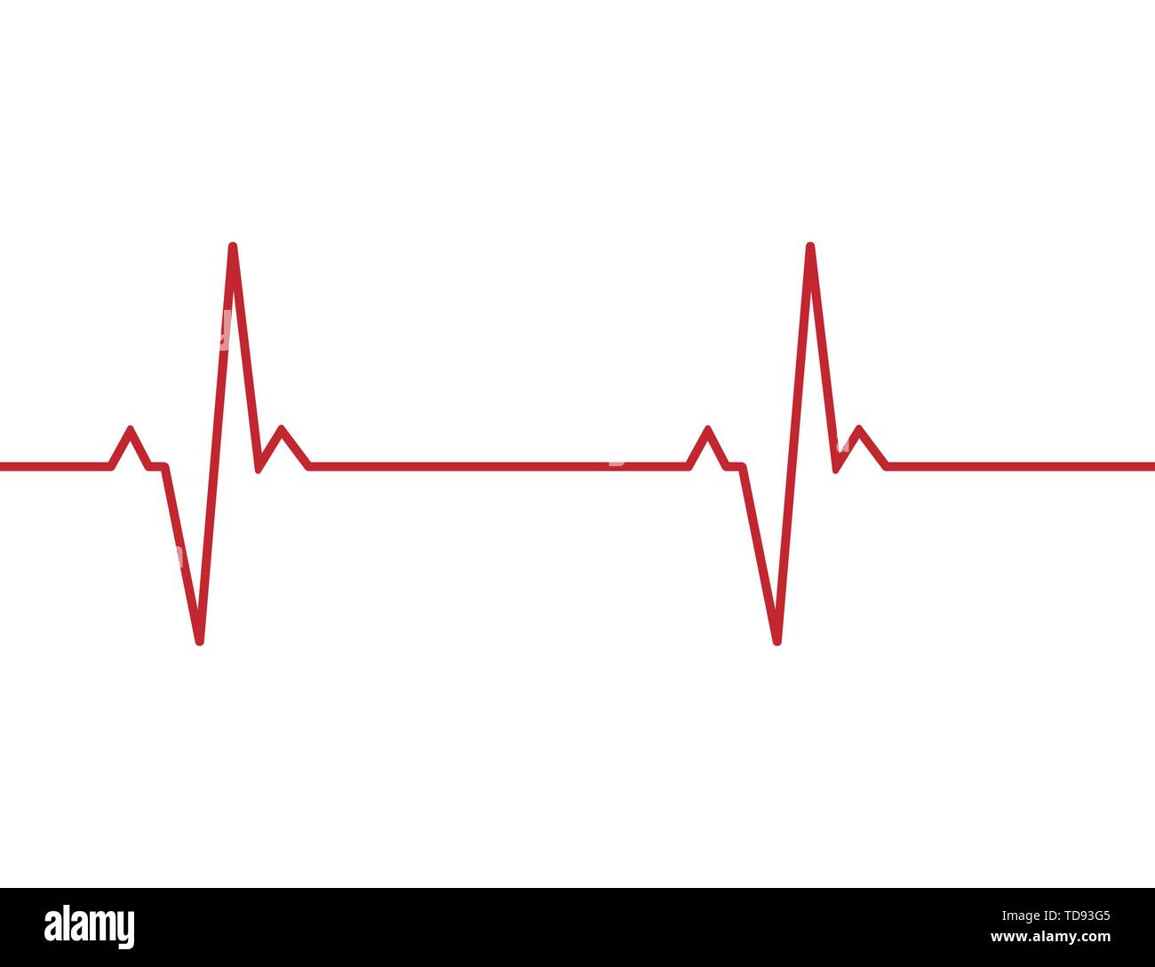 Heartbeat line background icon. Medical illustration. Vector Stock ...