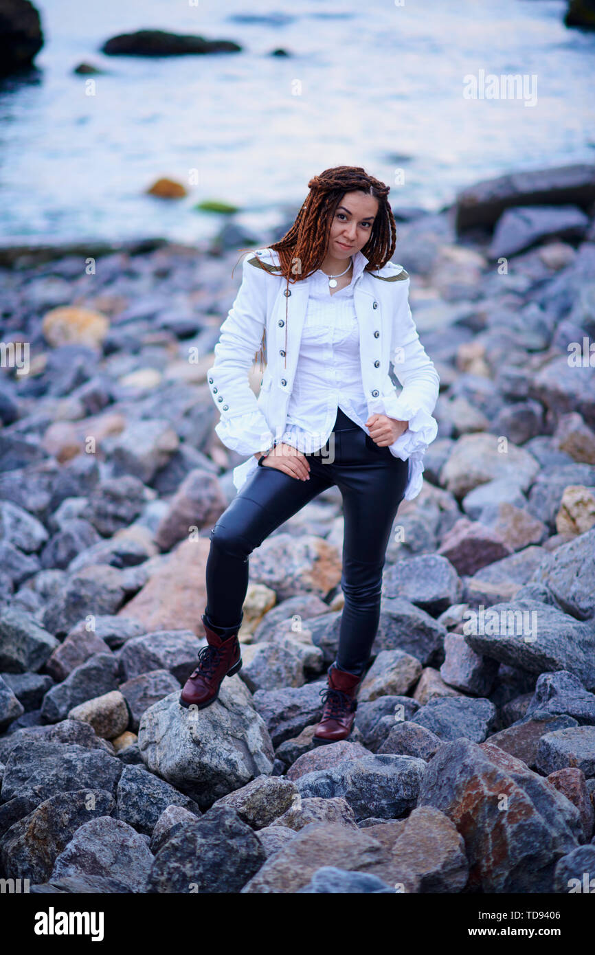 white evening trousers