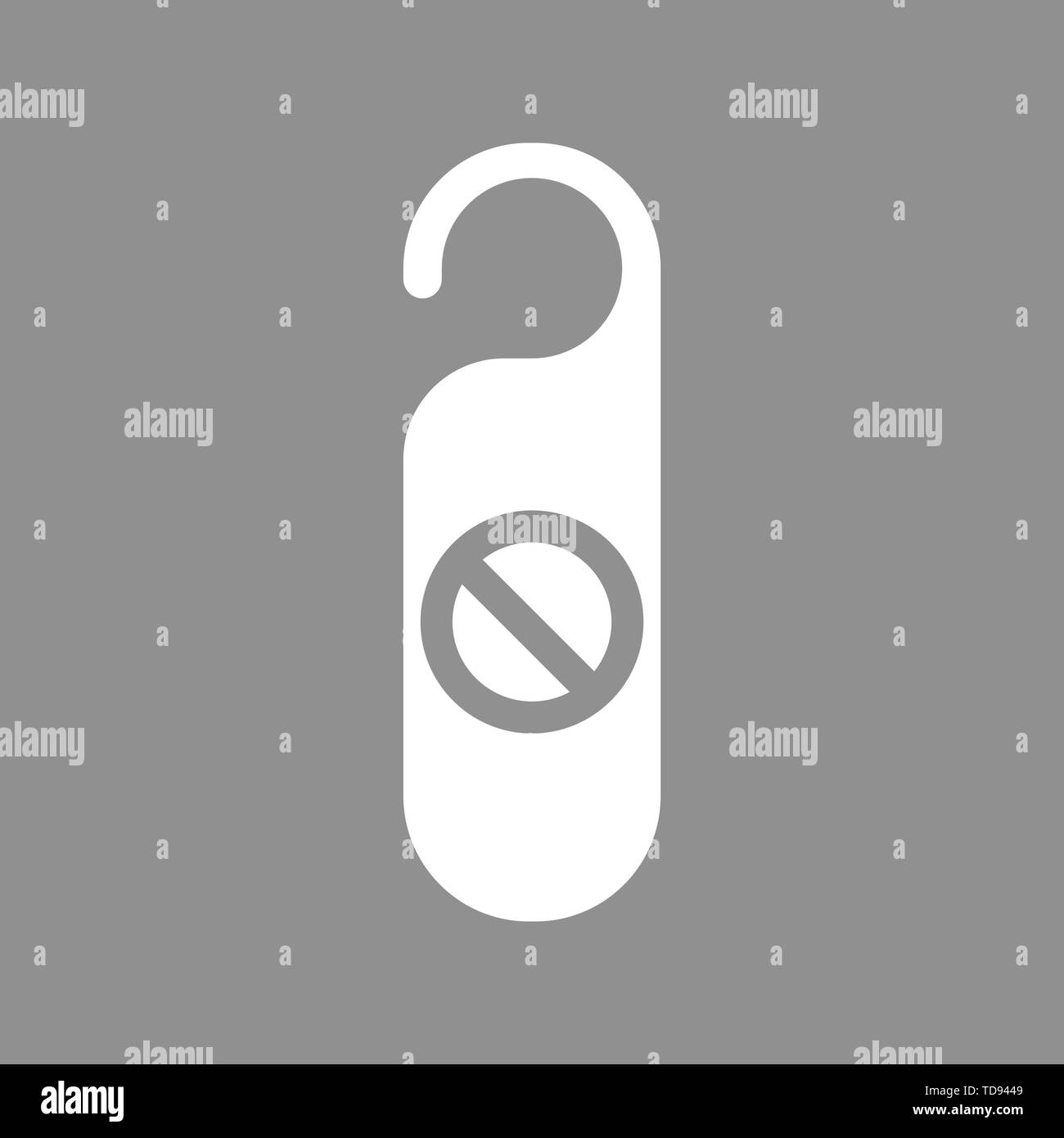 Do Not Disturb Door Hanger Icon Vector Eps10 Stock Vector Image And Art Alamy 0963