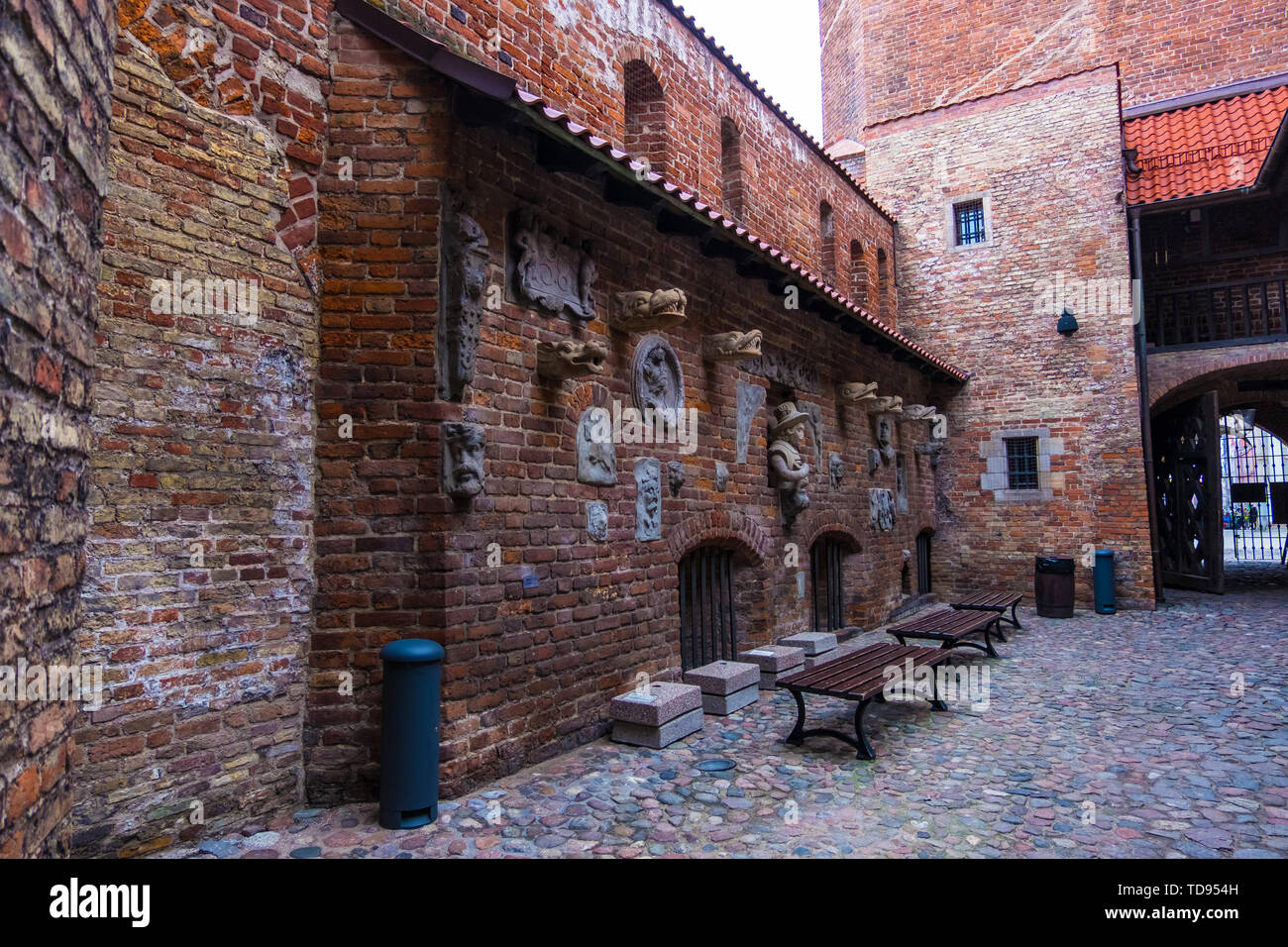 Gdansk, Poland - February 05, 2019: Torture House and Prison Tower in Main Town. Gdansk, Poland Stock Photo