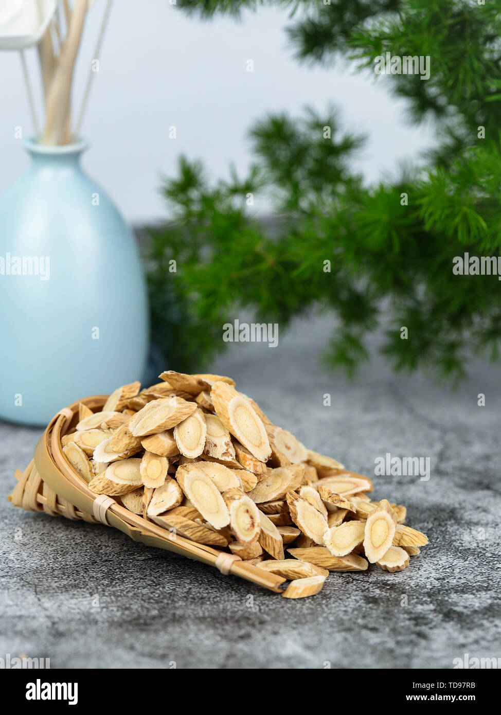 Astragalus tablets Stock Photo