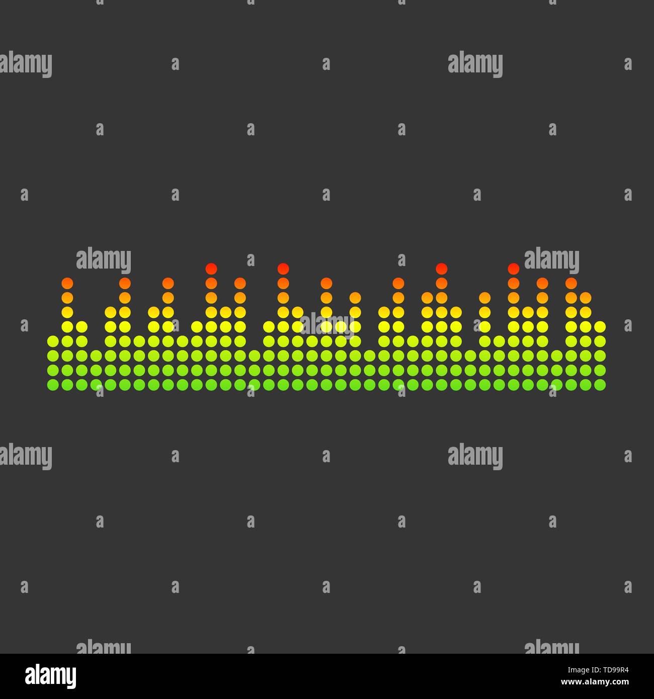 Digital waveforms hi-res stock photography and images - Alamy