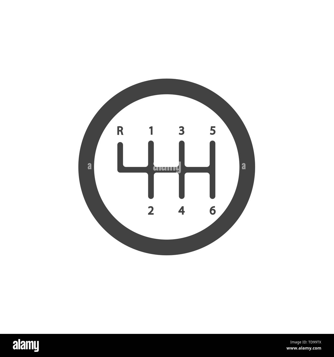 Gear shifter icon sign. Vector eps10 illustration Stock Vector Image & Art Alamy