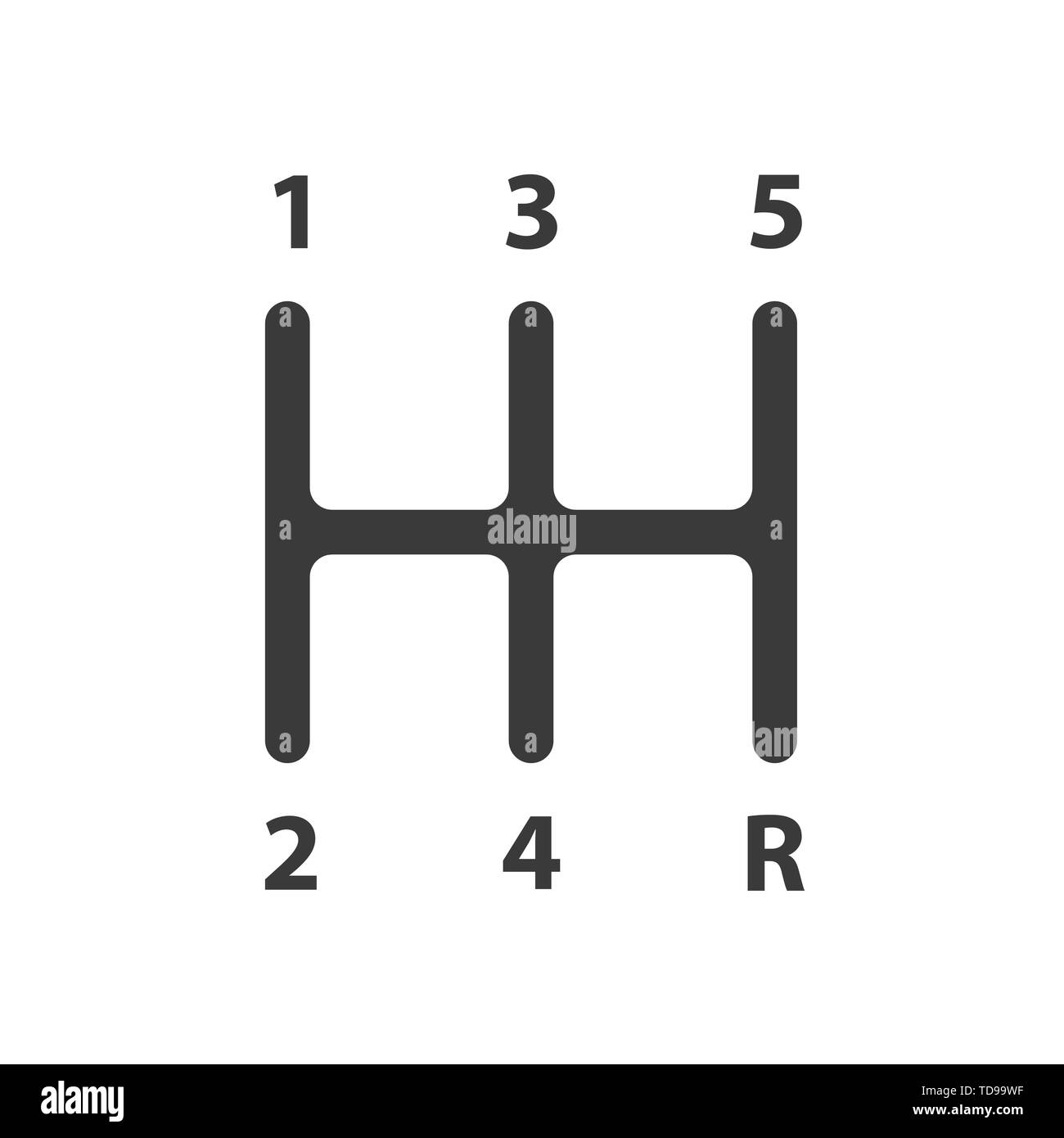 Gear shifter icon sign. Vector eps10 illustration Stock Vector Image & Art Alamy