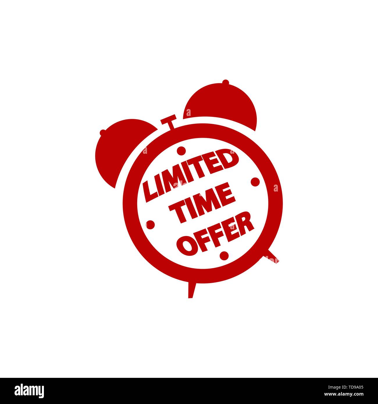 Limited time offer icon sign. vector eps10 Stock Vector Image
