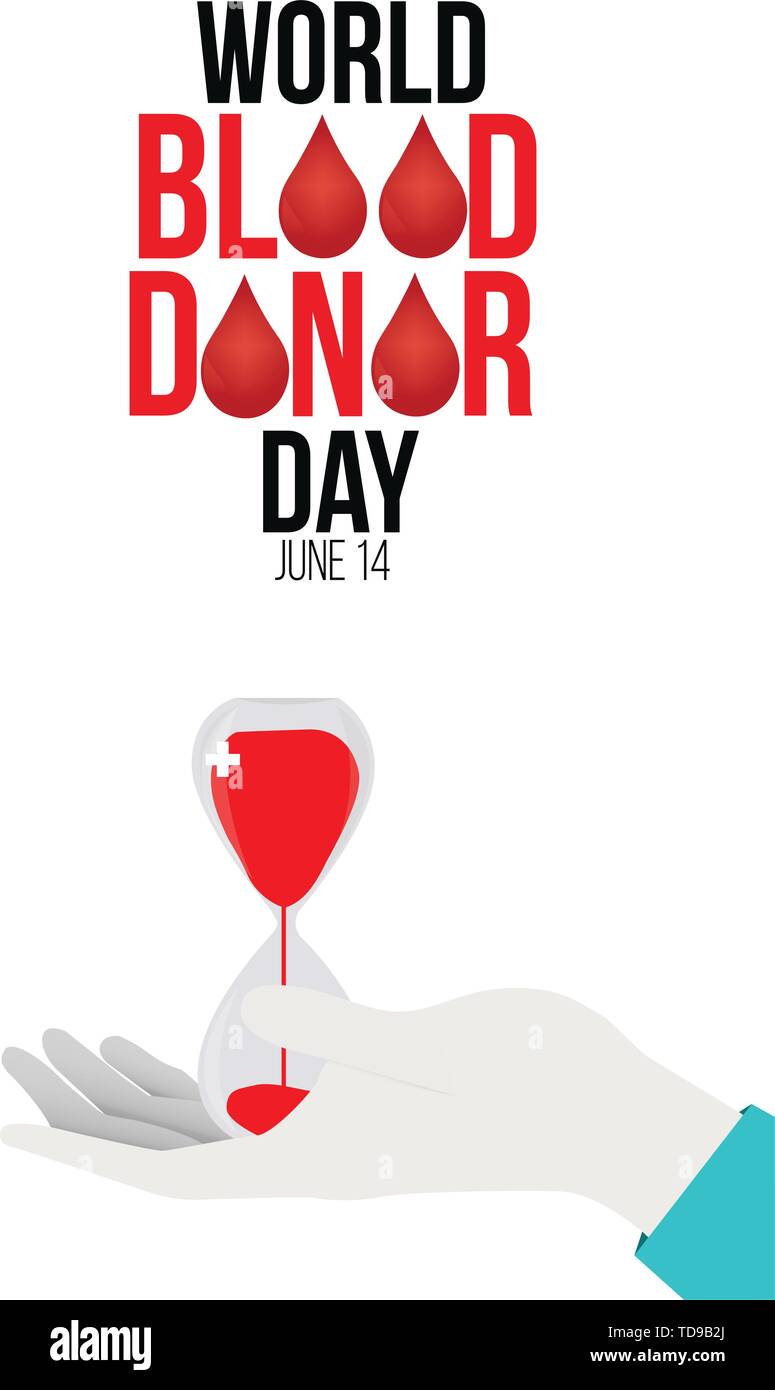 Donate Blood Concept Illustration Background For World Blood Donor Day Stock Vector Image Art Alamy