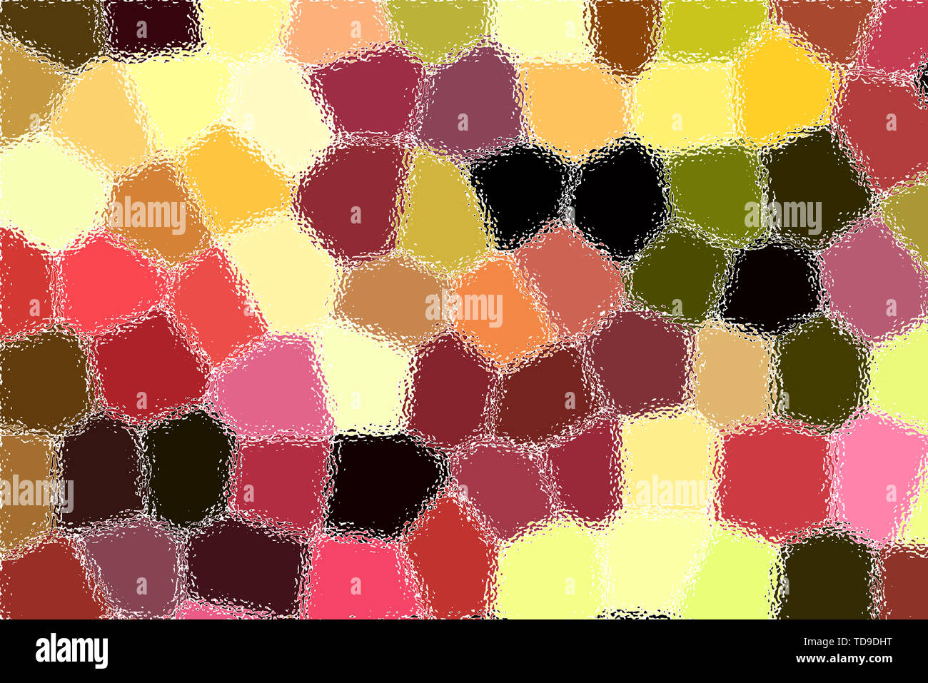 Hexagonal pattern art hi-res stock photography and images - Alamy