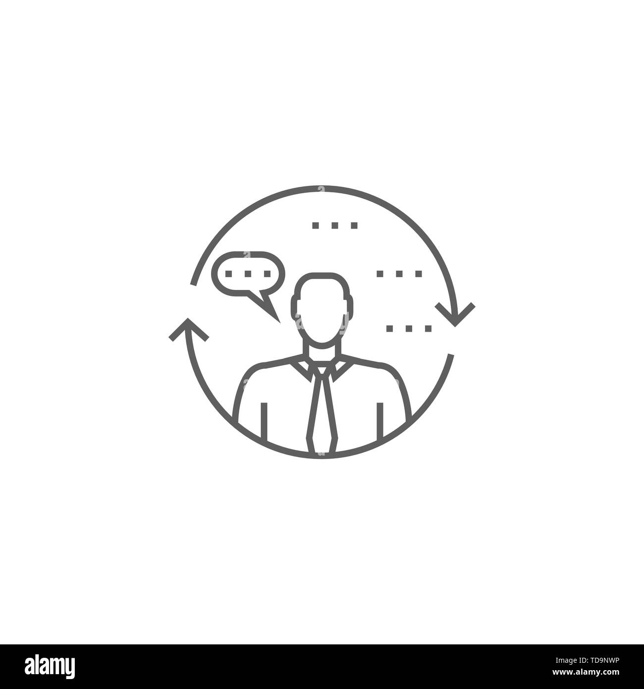 SEO Consulting Line Icon Stock Vector Image & Art - Alamy