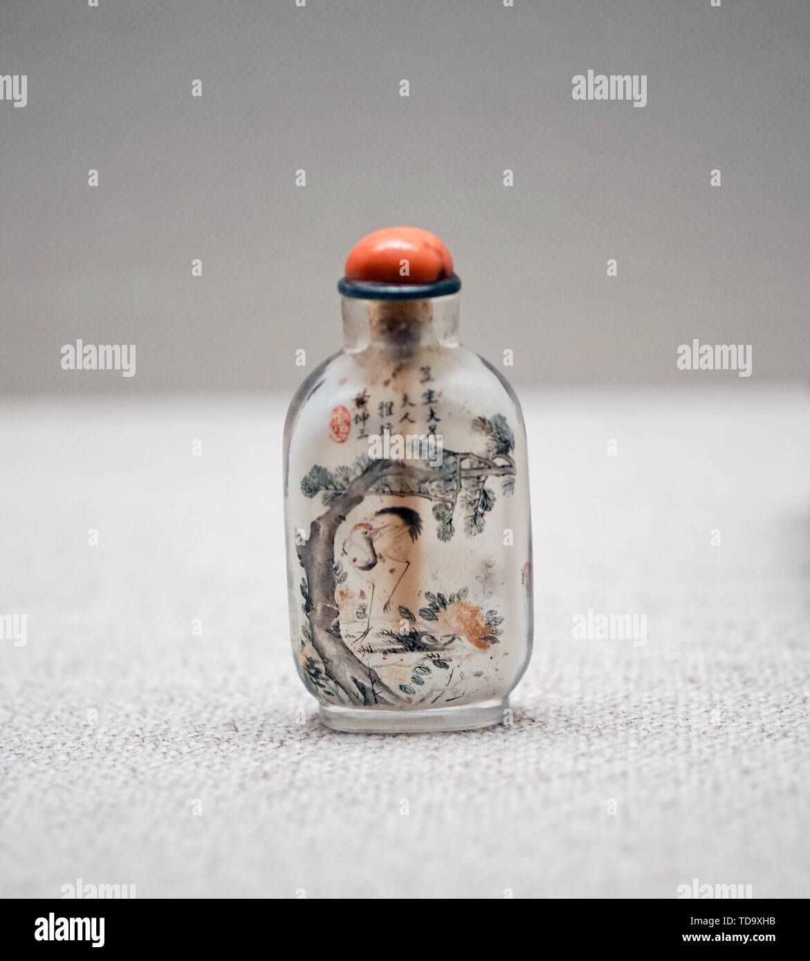 Ming and Qing snuff bottles Stock Photo