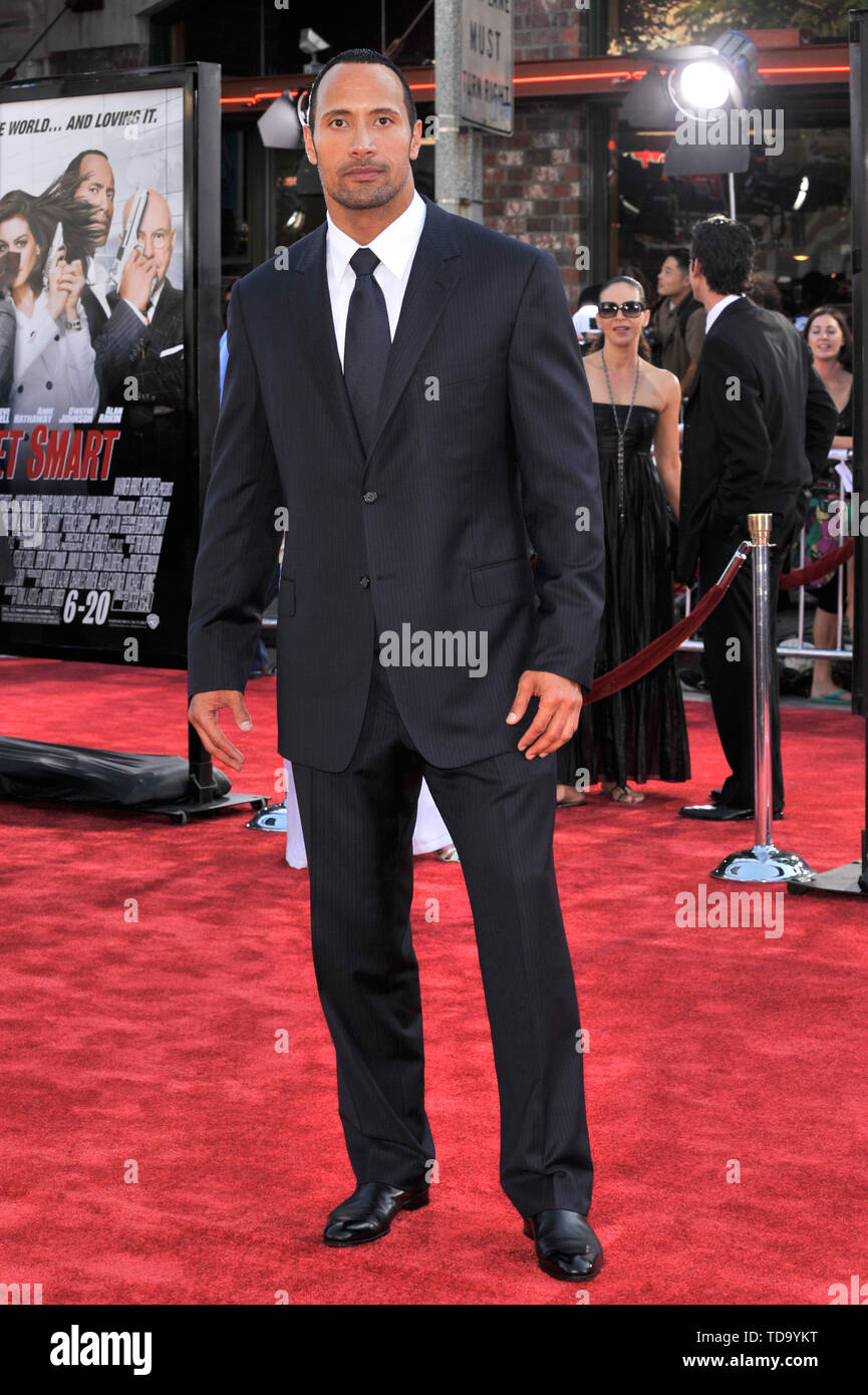 LOS ANGELES, CA. June 16, 2008: Dwayne Johnson, aka The Rock, at the