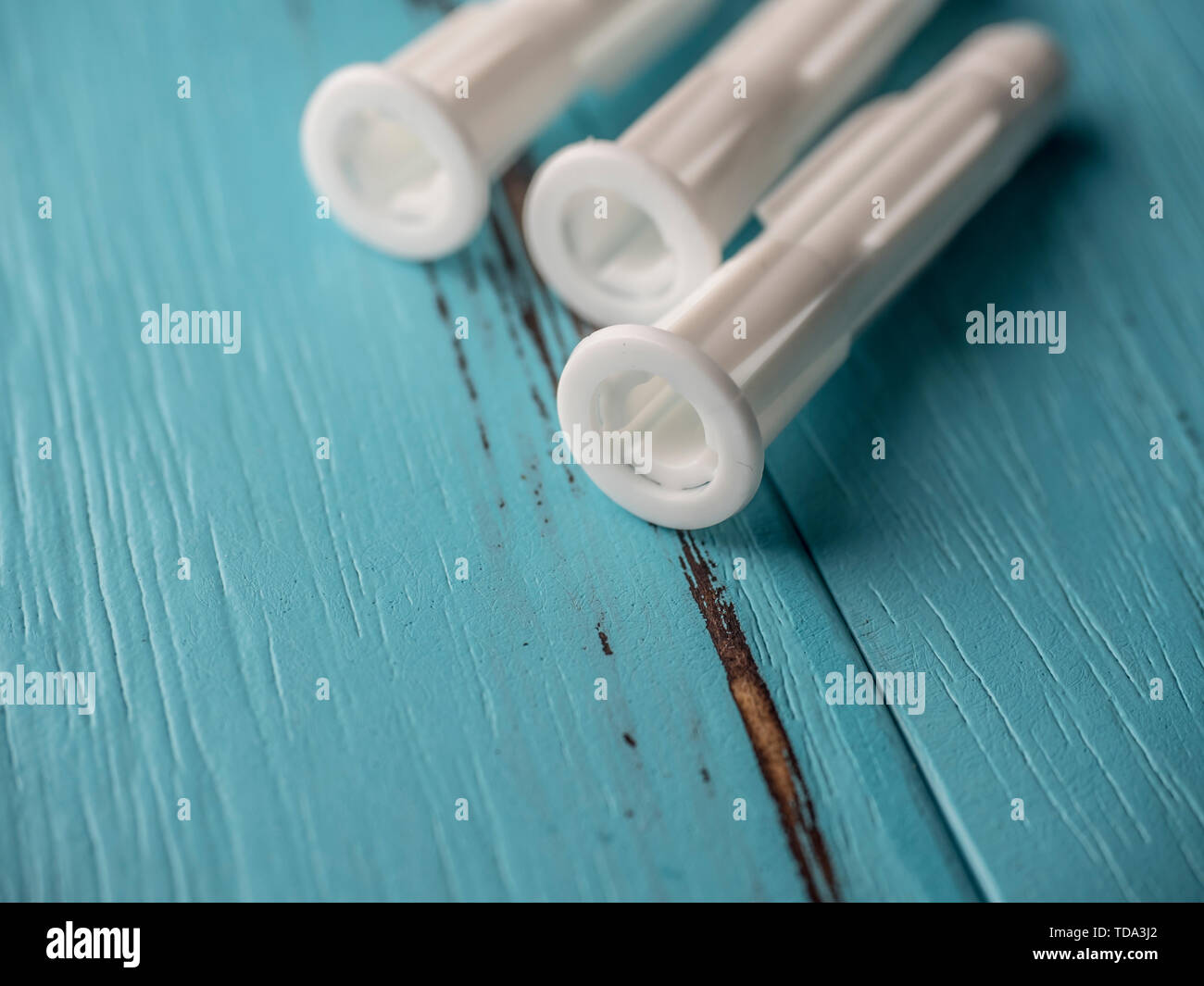 Plastic expansion screws Stock Photo Alamy