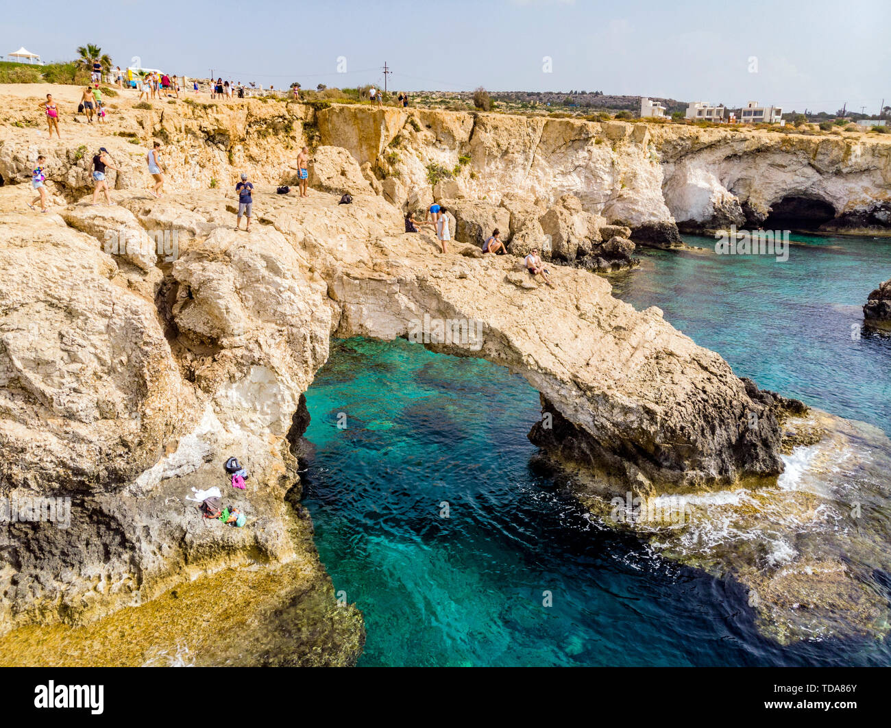 Rock arch at the blue lagoon hi-res stock photography and images - Alamy
