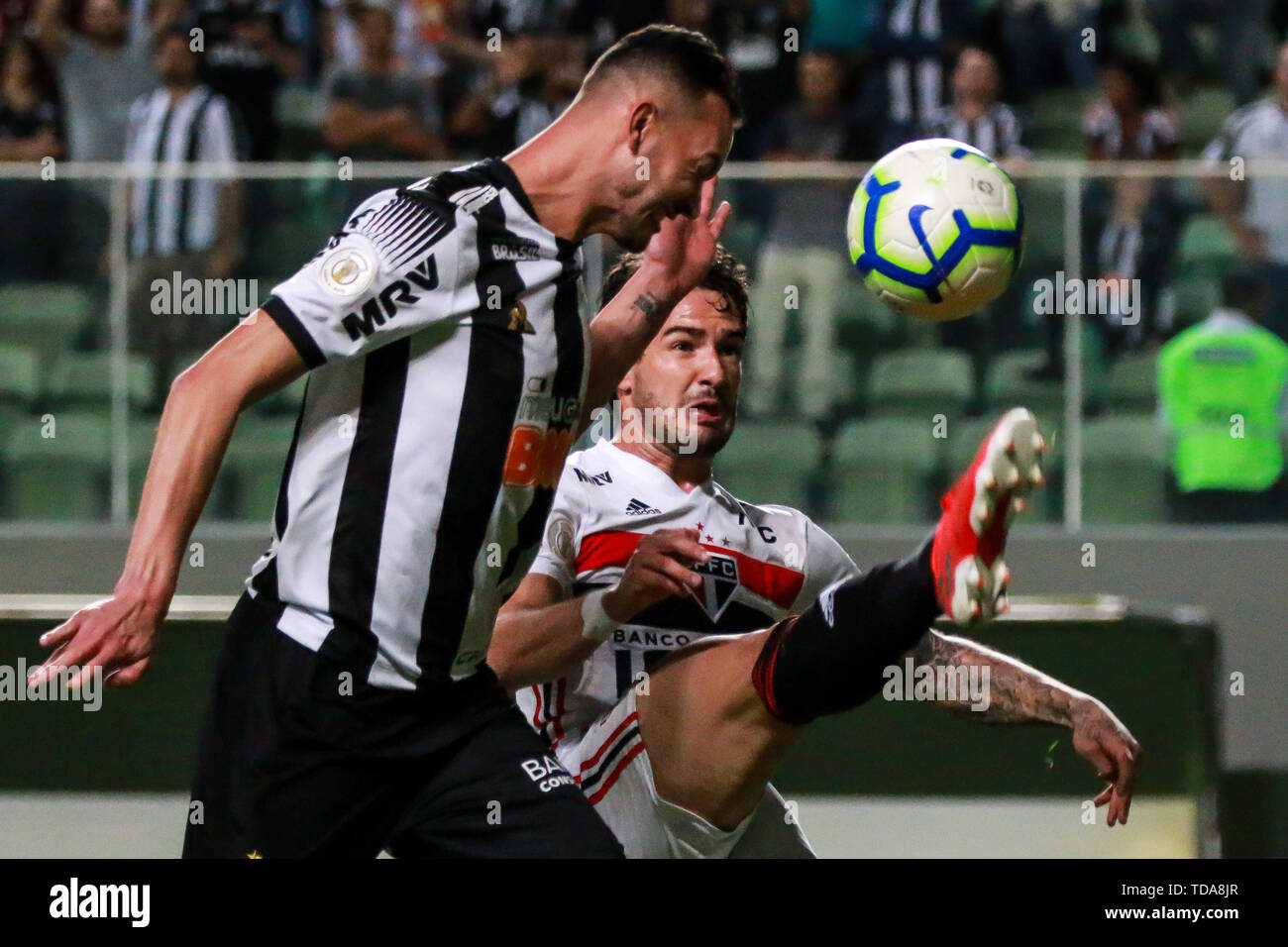 Belo Horizonte, Brazil. 13th June, 2019. MG vs. São Paulo, a match ...