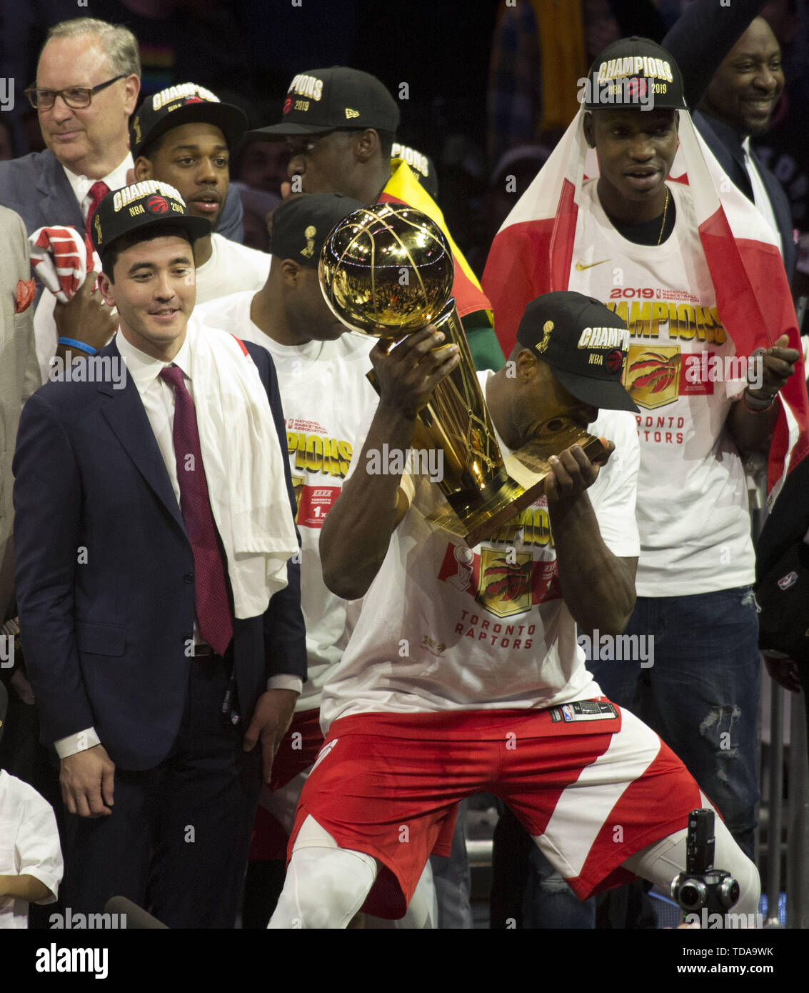 See the Larry O'Brien Trophy at the Toronto Raptors Championship