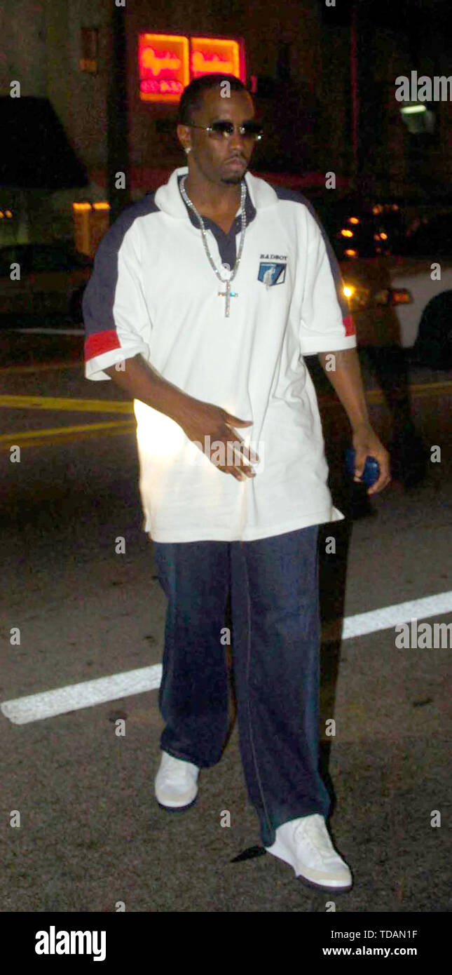 MIAMI BEACH, FL - APRIL 22: Sean "P-Diddy" Combs out on the town in South Beach Best of 2005 - 2015, in Miami Beach, Florida People: Sean 'P. Diddy' Combs Credit: Storms Media Group/Alamy Live News Stock Photo