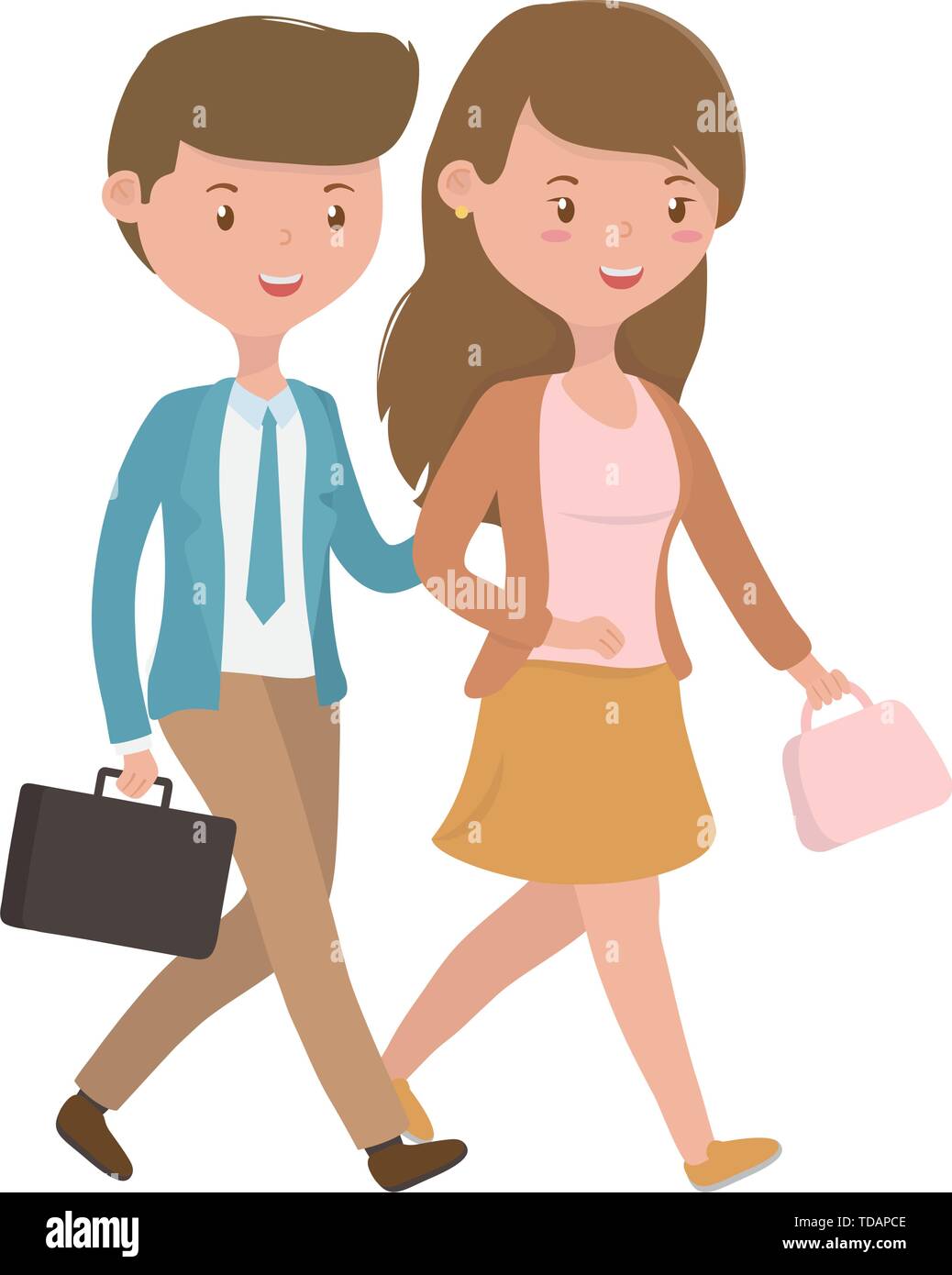 Couple of woman and man cartoon design, Relationship love romance ...