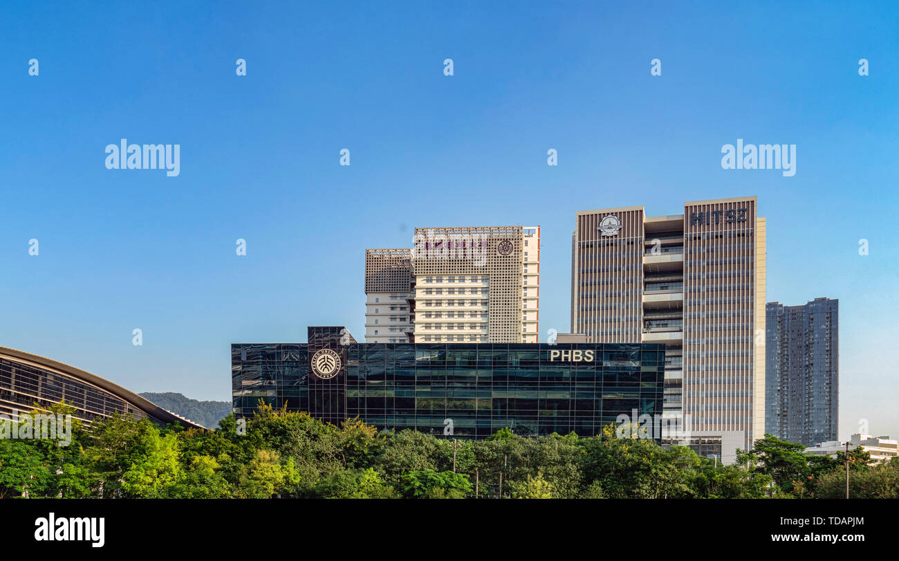 Shenzhen University City Stock Photo Alamy