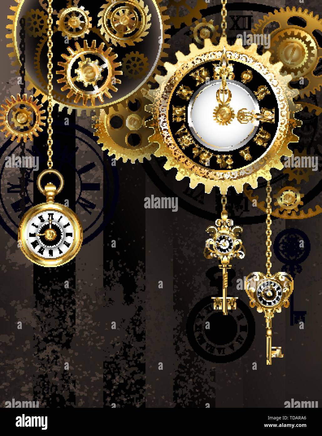 Broken clocks Stock Vector Images Alamy
