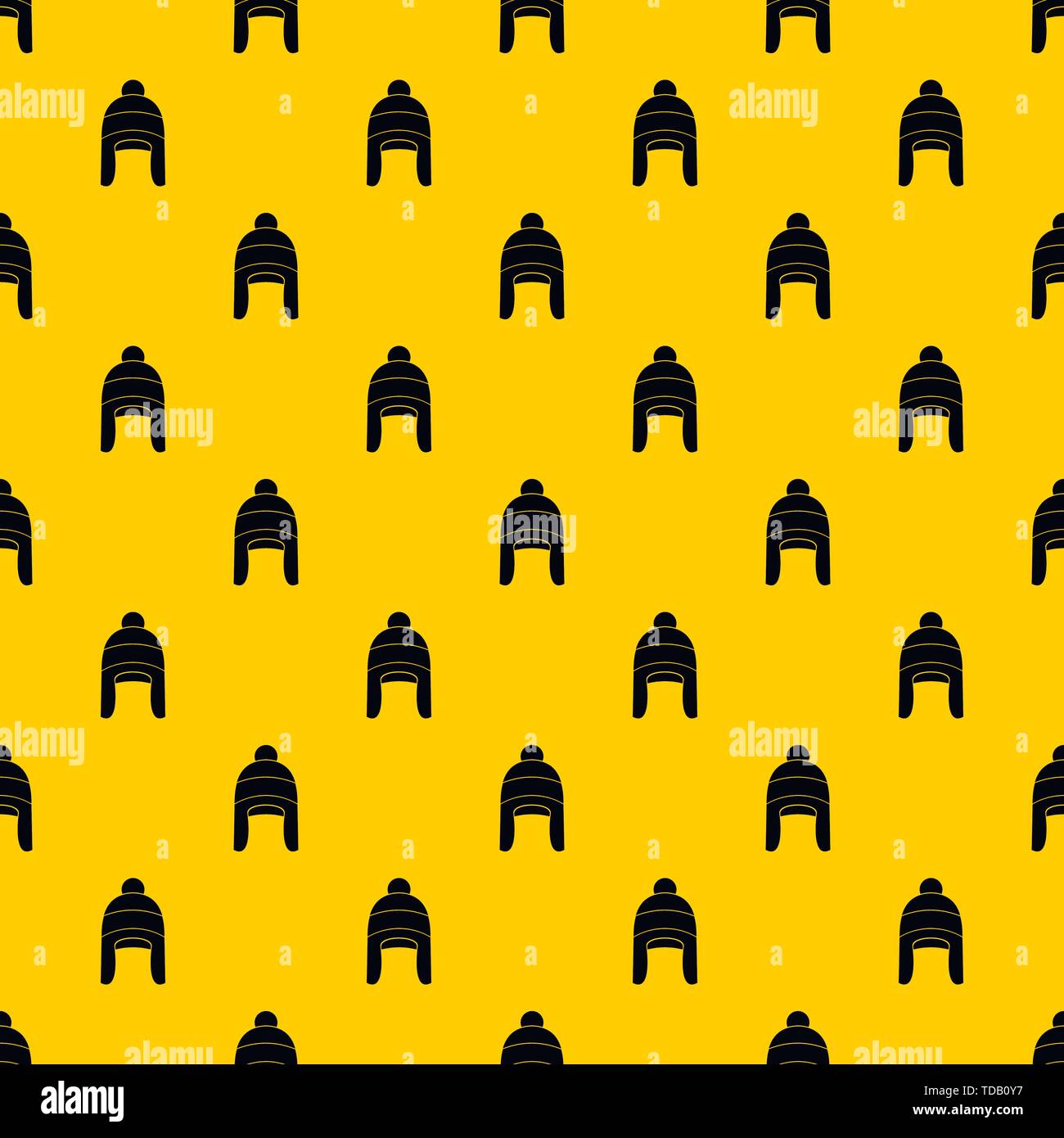Winter hat pattern vector Stock Vector Image &amp; Art - Alamy