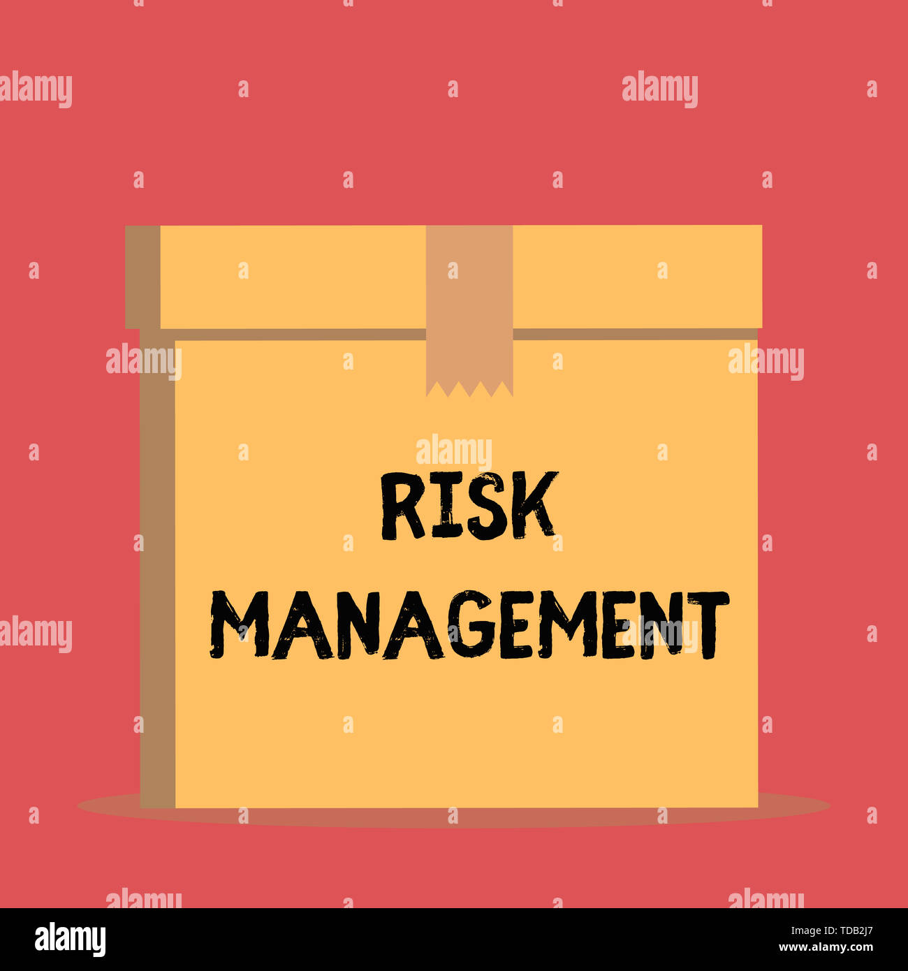 Handwriting text Risk Management. Conceptual photo evaluation of ...