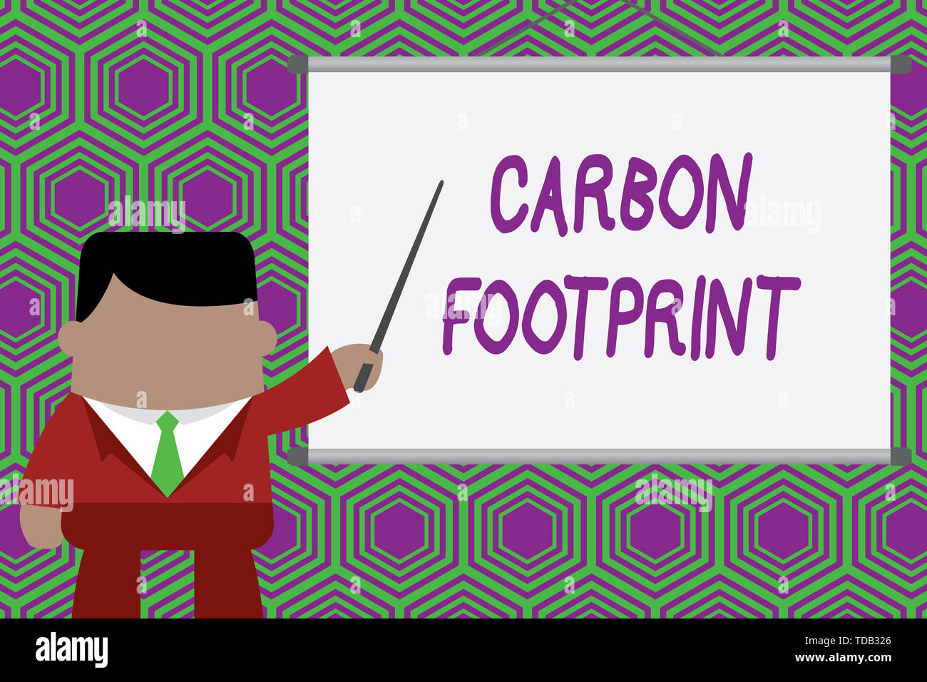 Conceptual Hand Writing Showing Carbon Footprint Concept Meaning