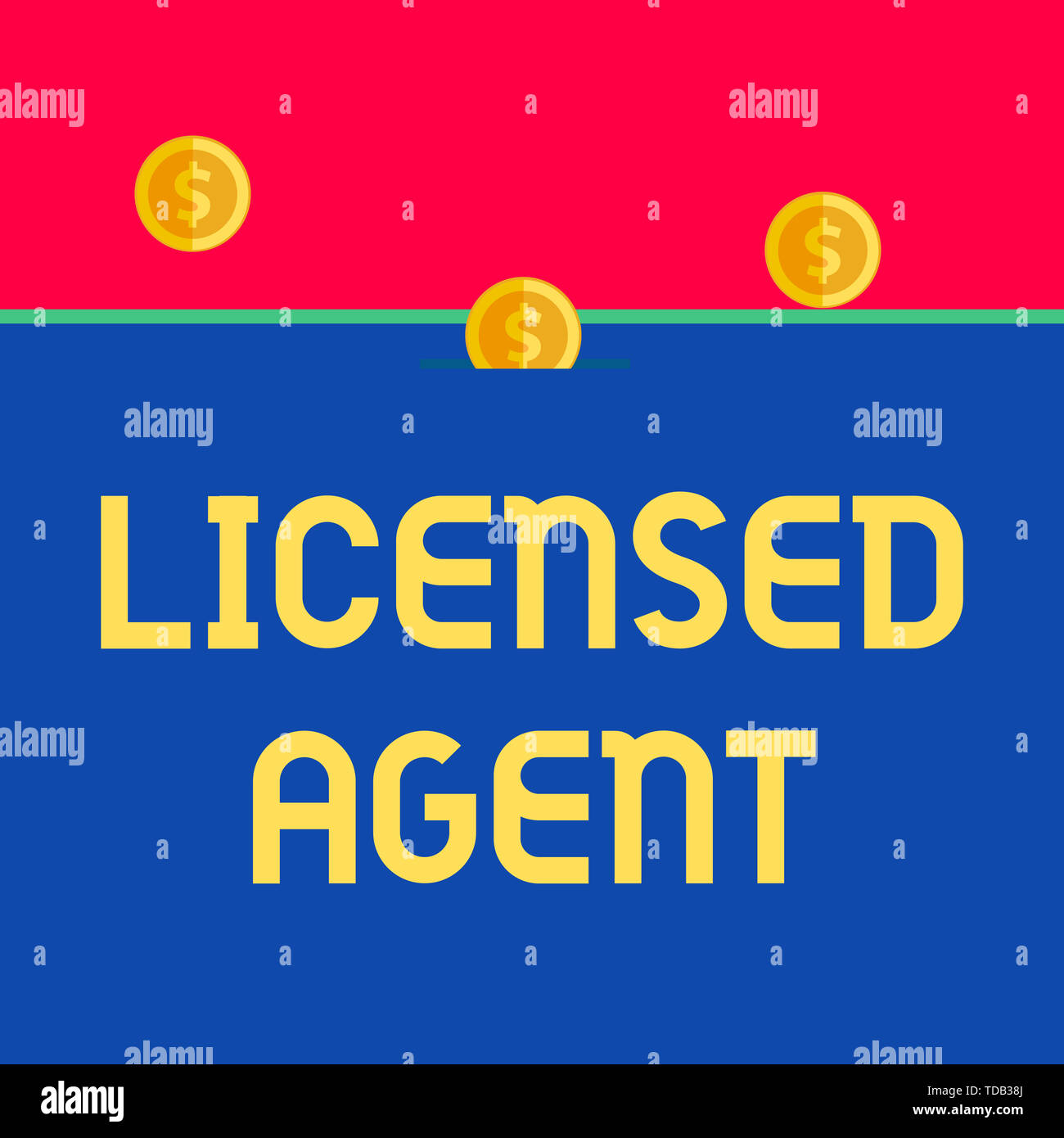 Word writing text Licensed Agent. Business photo showcasing Authorized ...