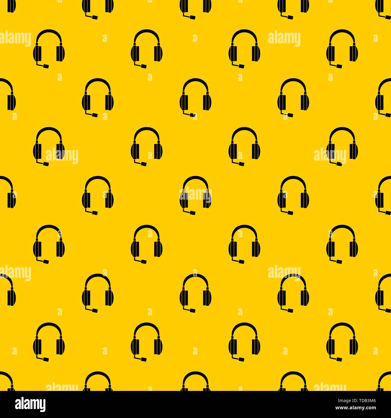 Headphones pattern vector Stock Vector Image & Art - Alamy