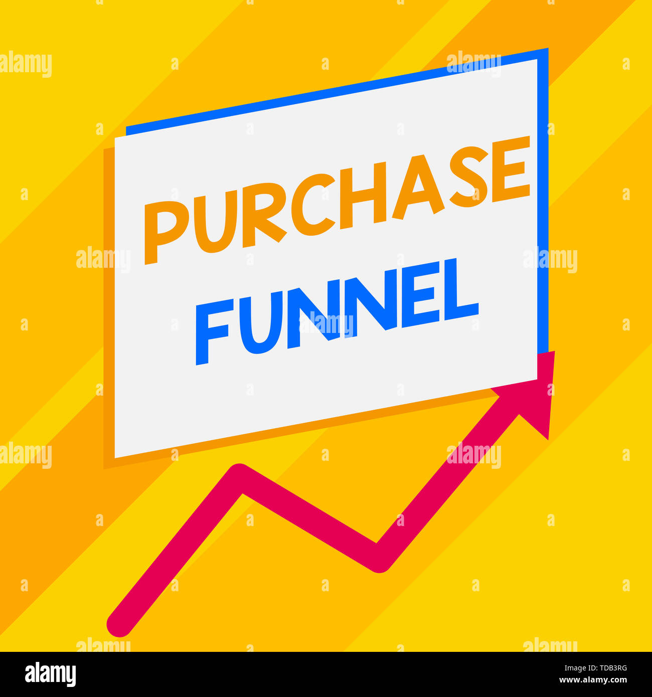Conceptual hand writing showing Purchase Funnel. Concept meaning