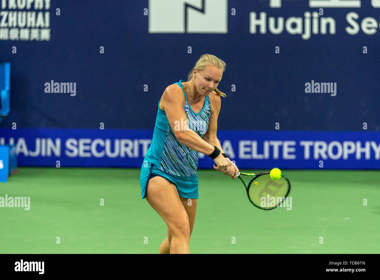 Kiki Bertens, born in Wateringen, the Netherlands, is a well-known Dutch  women's professional tennis player Stock Photo - Alamy