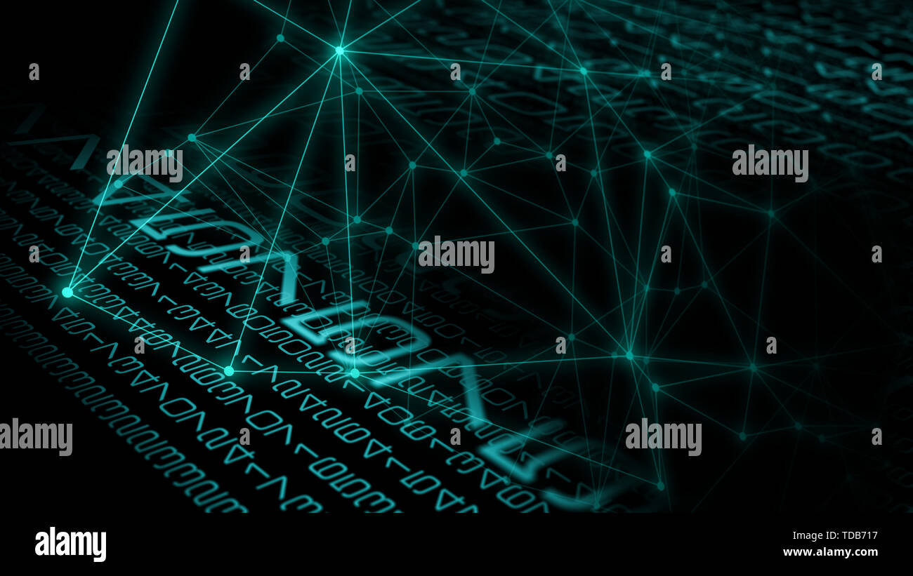 Big data abstract backgrounds, science fiction digital space war Stock Photo