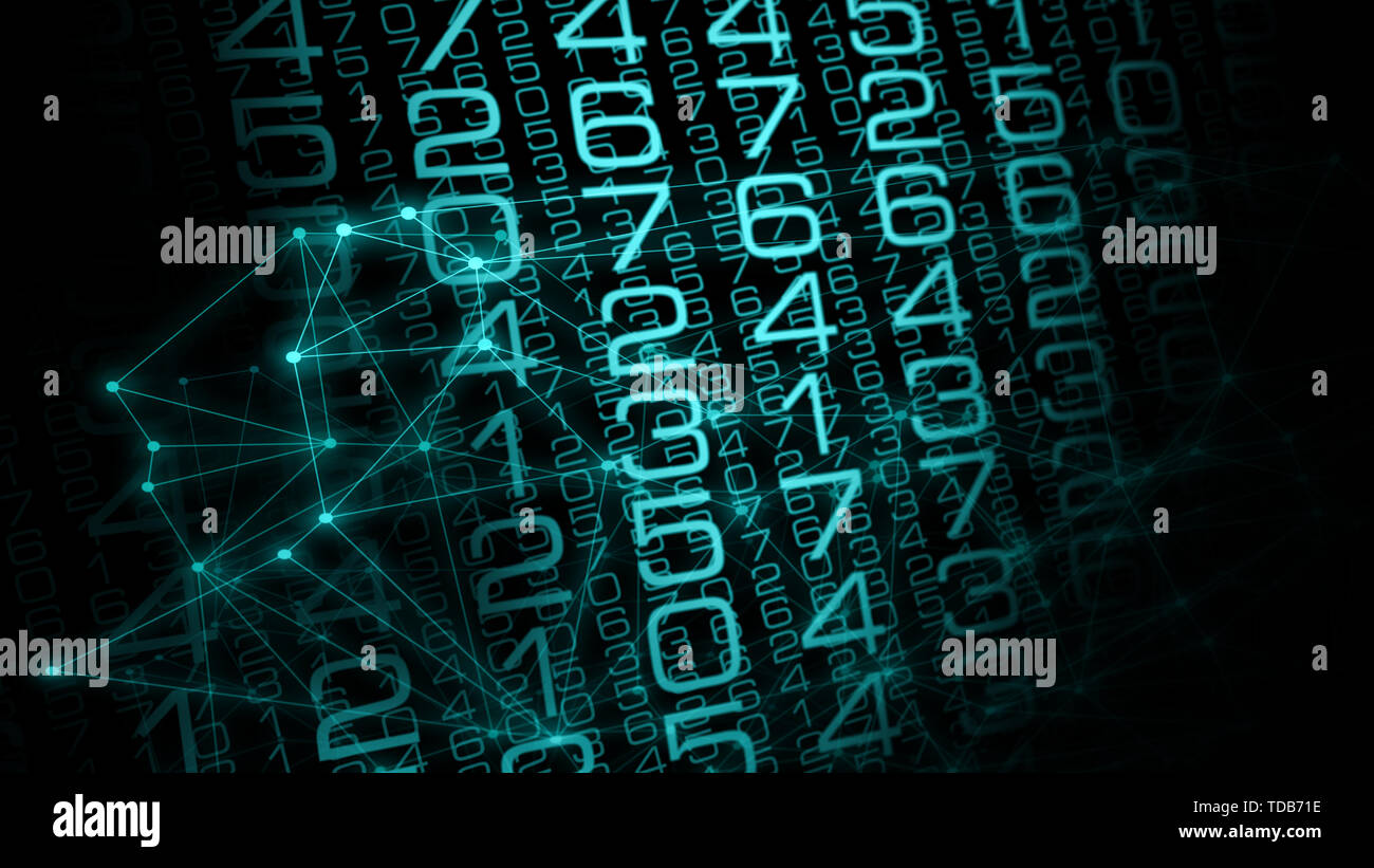 Digital signal processing, cyber threat security Stock Photo Alamy