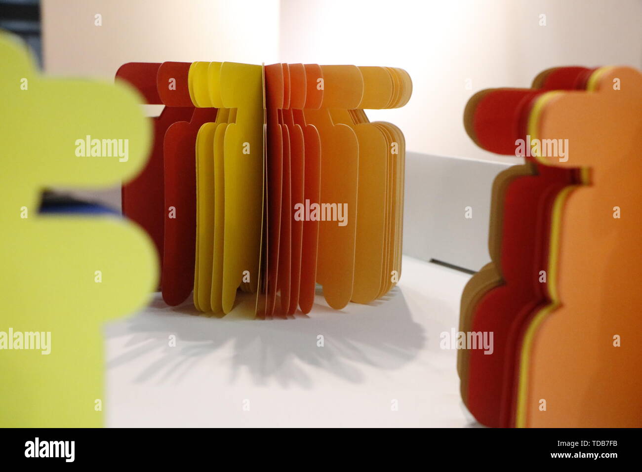 Geometric color shapes Stock Photo - Alamy