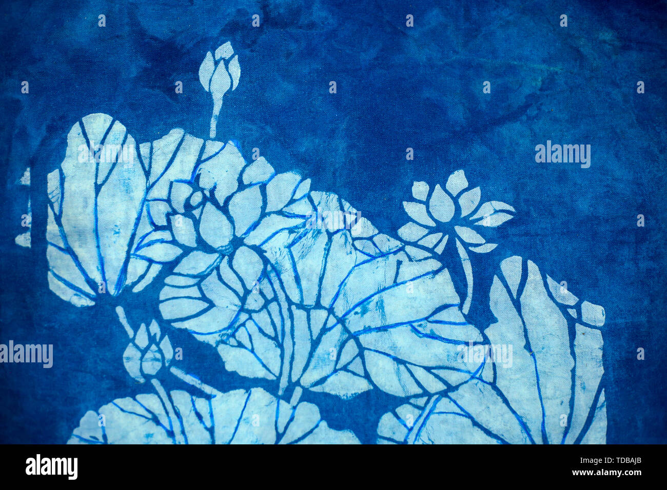 Batik braid glowing dots abstract background Stock Photo