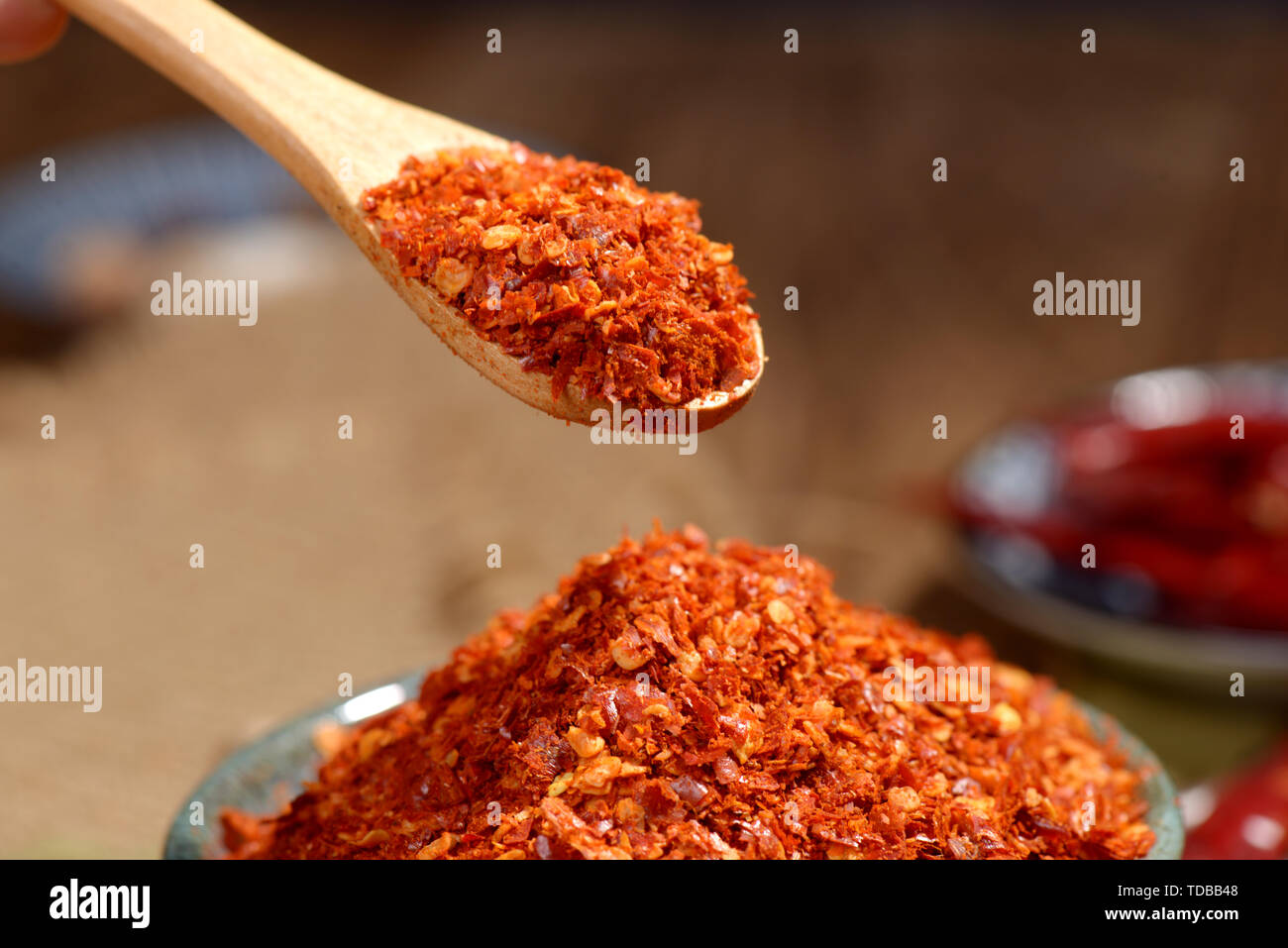 Seasoning chili cumin sesame seeds Stock Photo Alamy