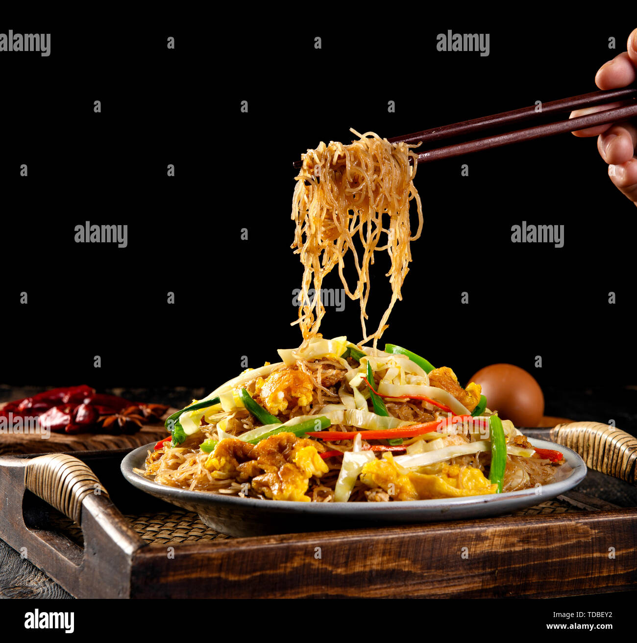 fried rice flour Stock Photo - Alamy