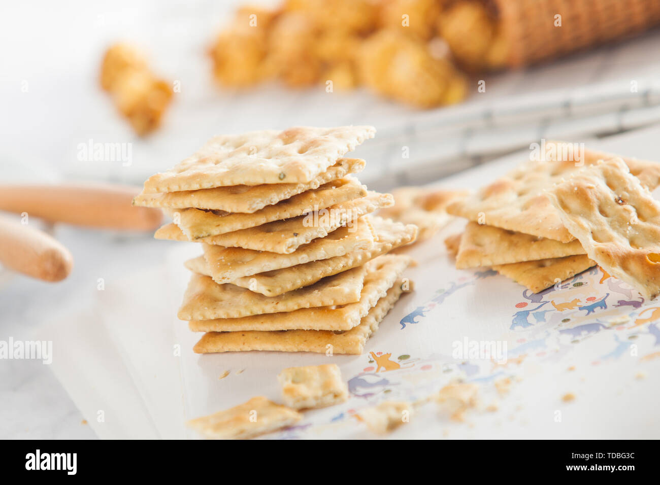 baking soda biscuit Stock Photo Alamy