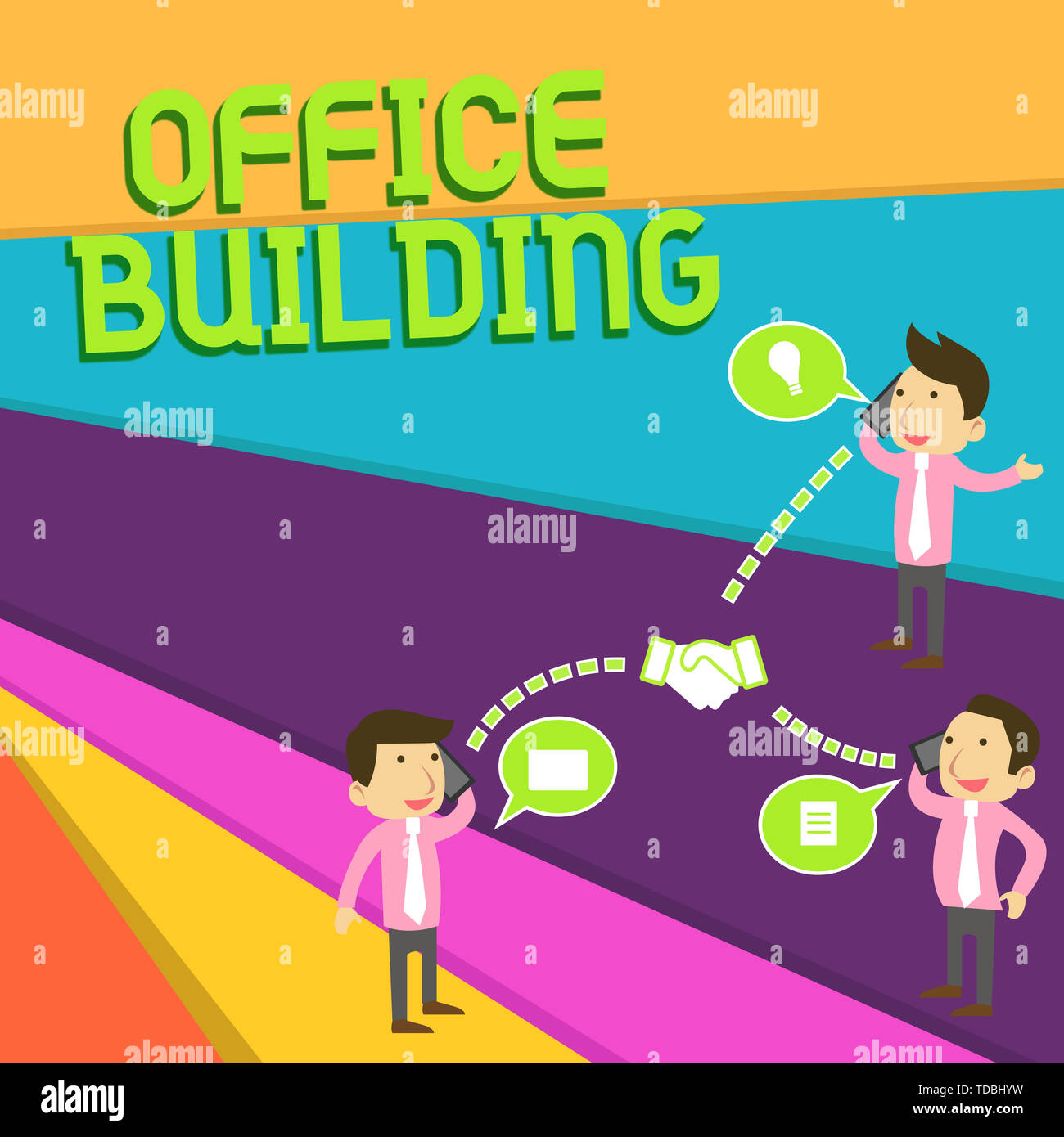 Handwriting text Office Building. Conceptual photo Commercial buildings ...