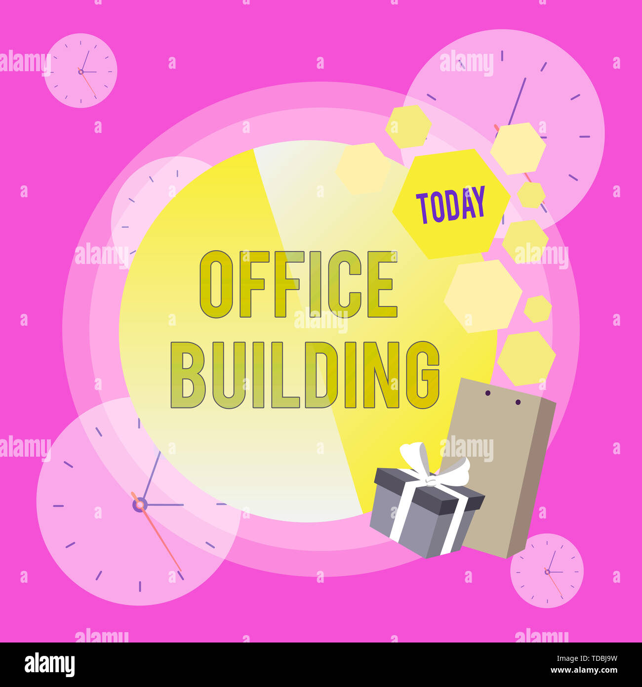 Conceptual hand writing showing Office Building. Concept meaning