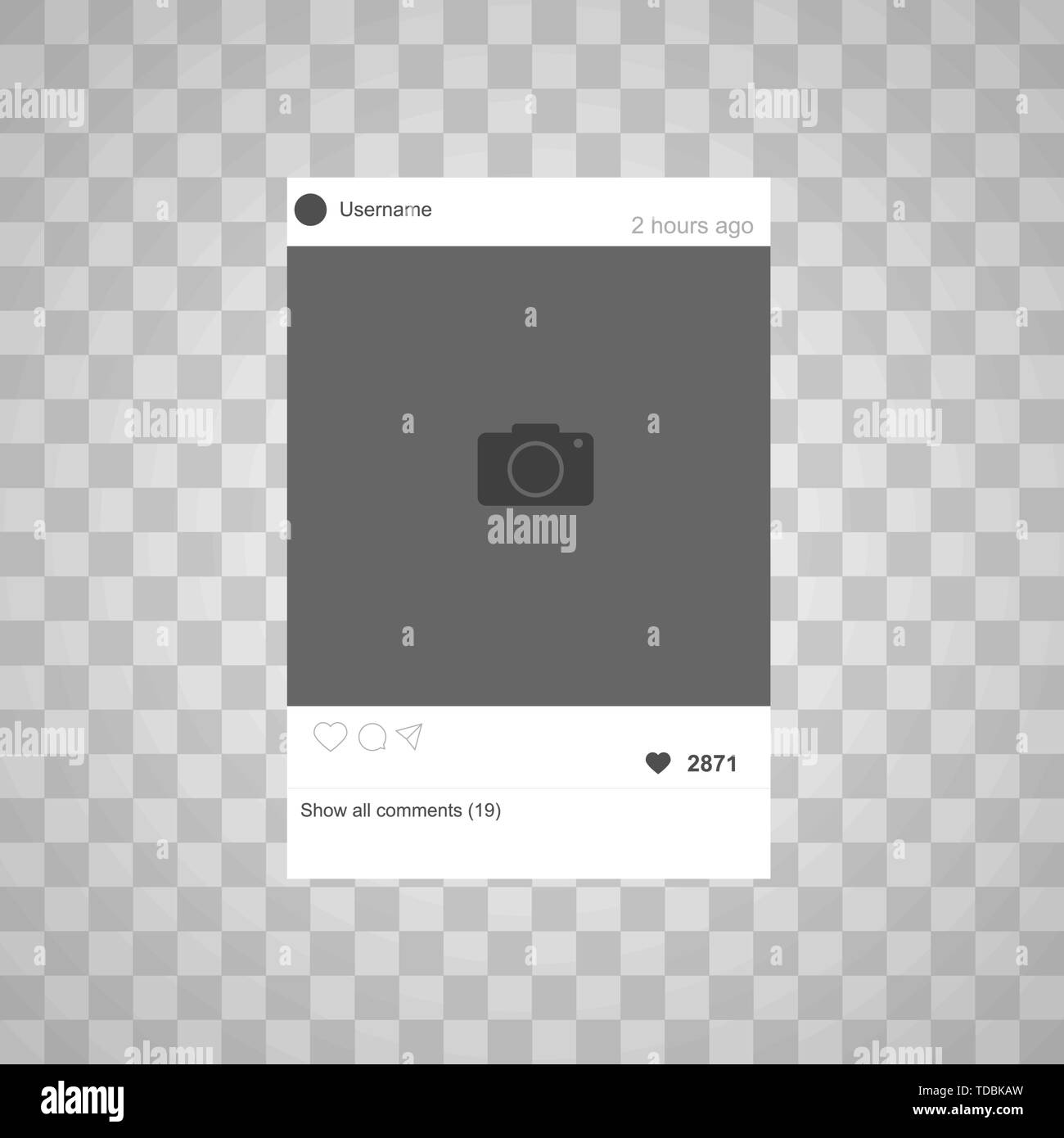 Network photo frame icon. Electronic device concept Stock Vector Image ...
