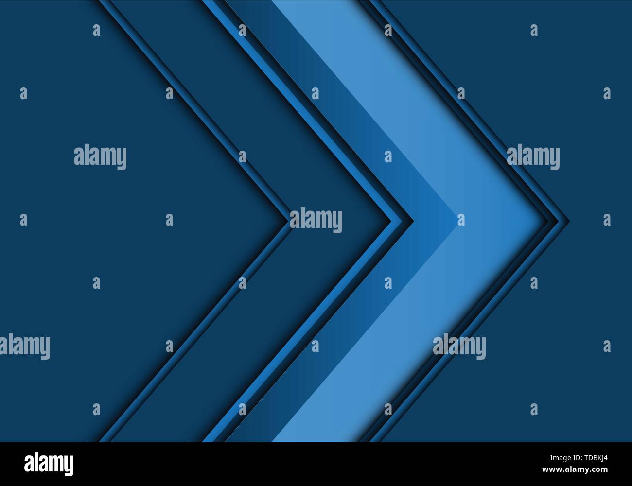 Abstract blue arrow direction design modern futuristic background vector illustration. Stock Vector