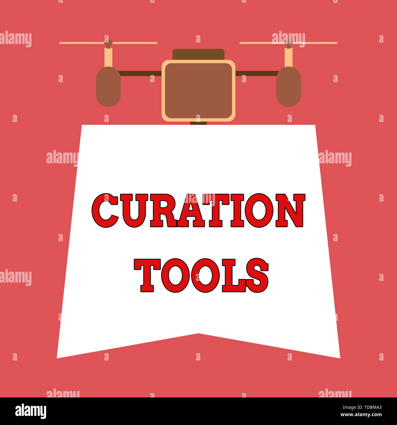 Writing Note Showing Curation Tools Business Concept For Software
