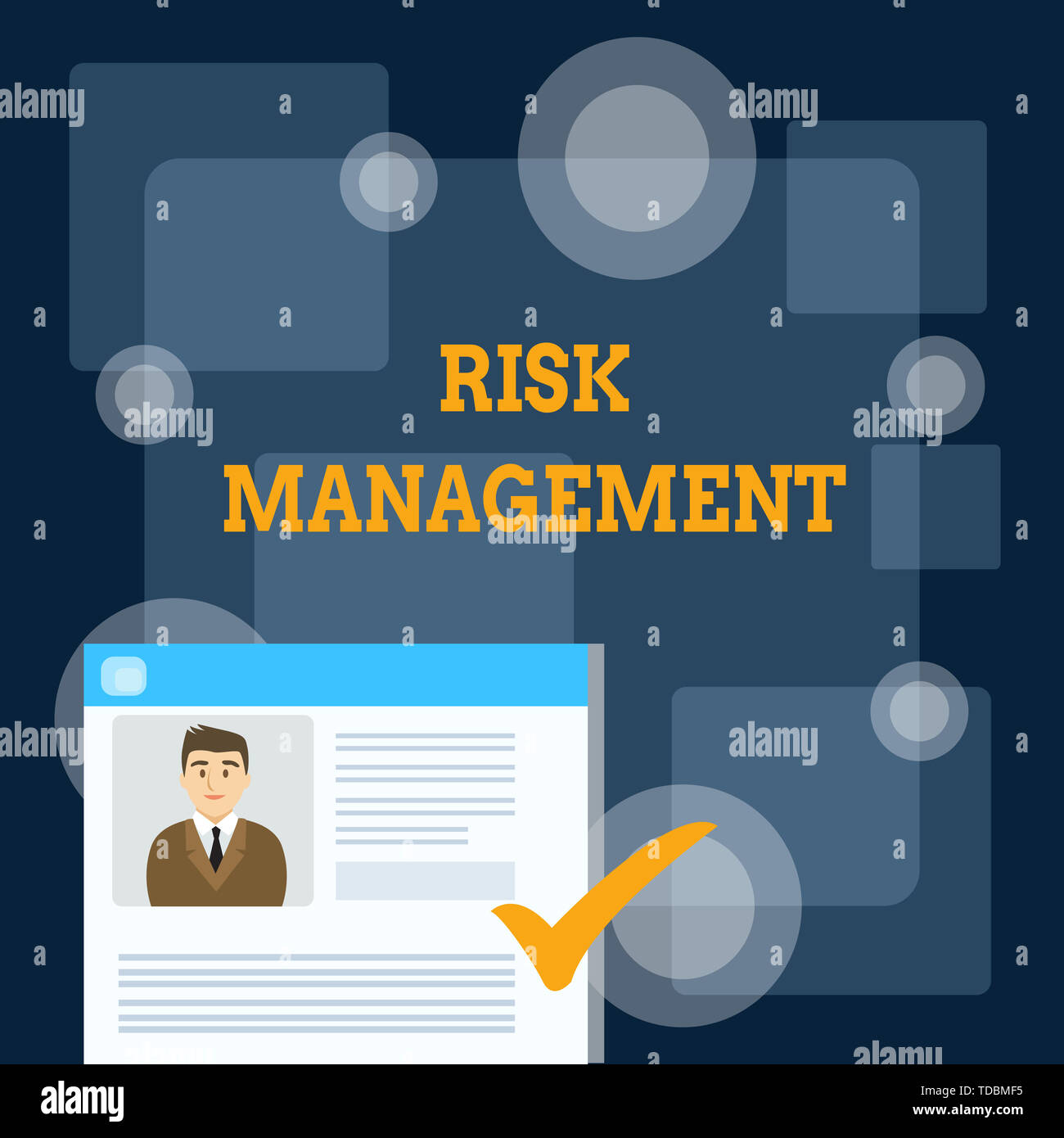 Writing note showing Risk Management. Business concept for evaluation ...
