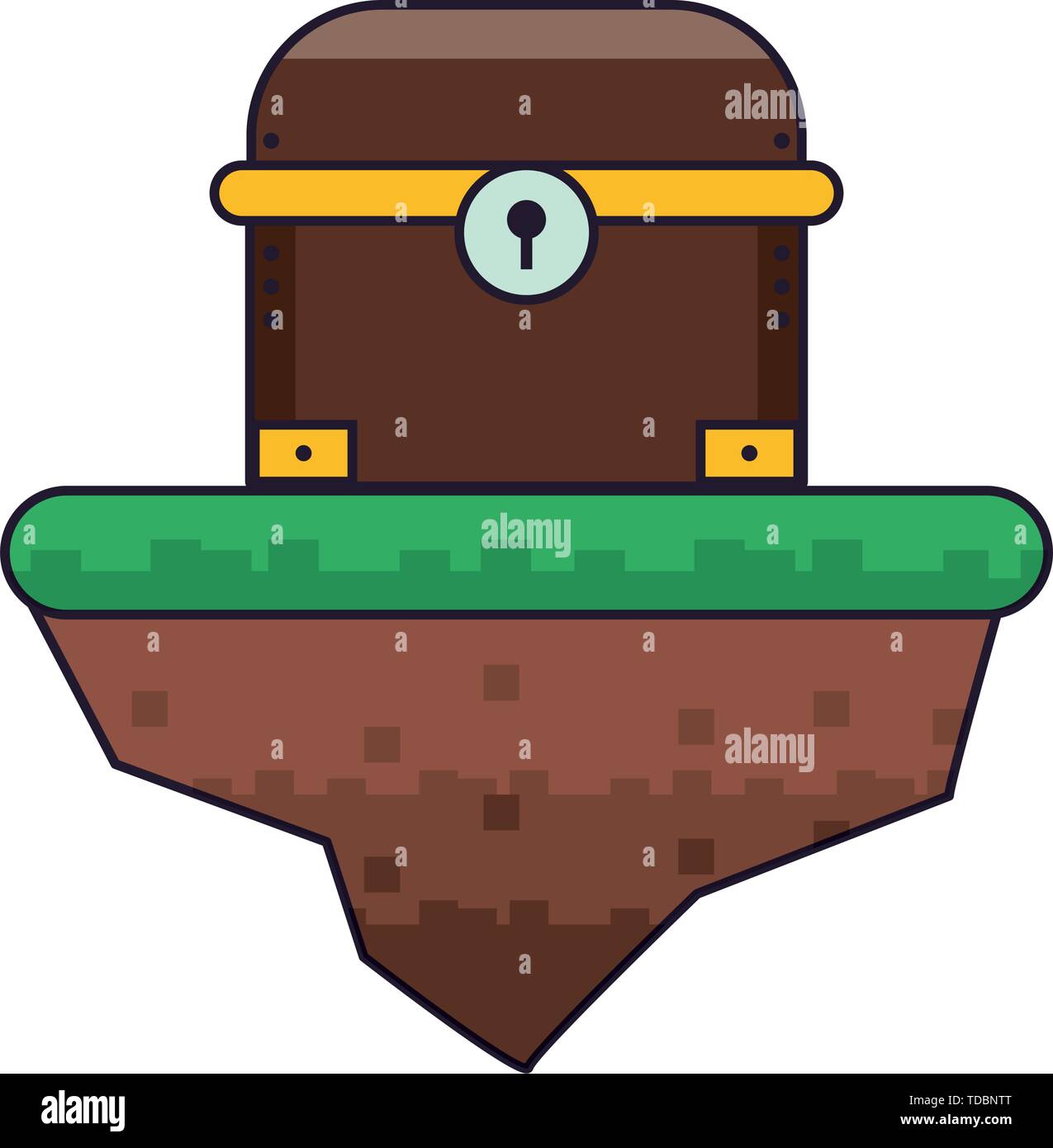 Videogame characters and elements cartoons Stock Vector