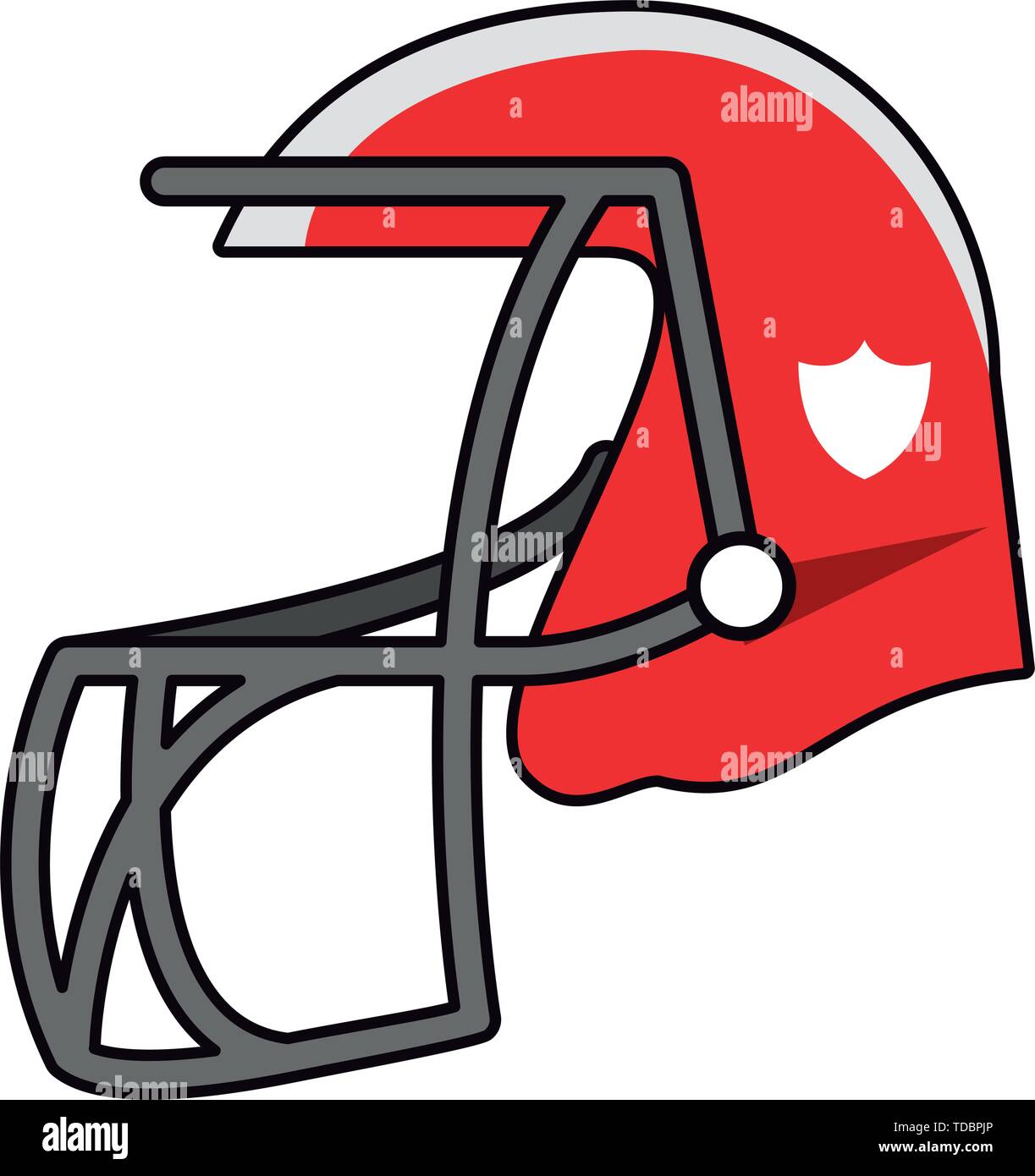 Scary Red Eyed Skull With Football Helmet Cartoon Vinyl Decal Sticker Automotive atelieryuwa