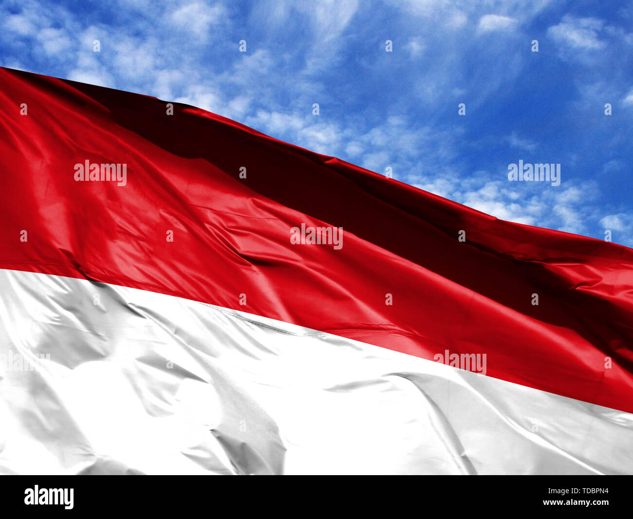 Conaco Flag Flag monaco in rays hi-res stock photography and images - Alamy
