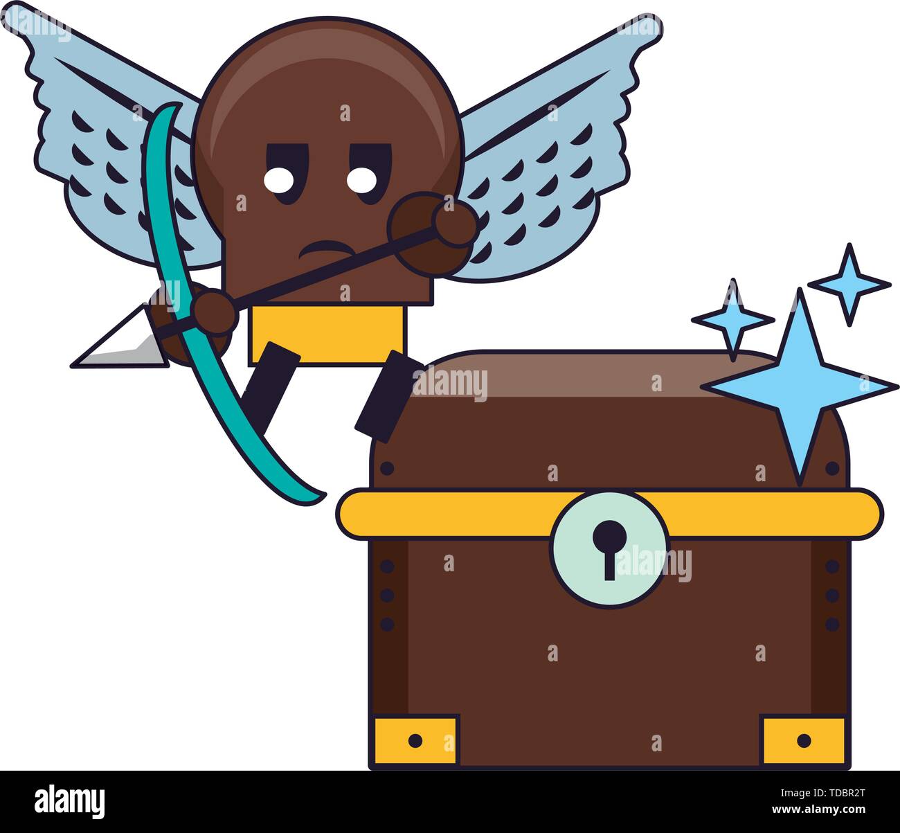 Videogame characters and elements cartoons Stock Vector