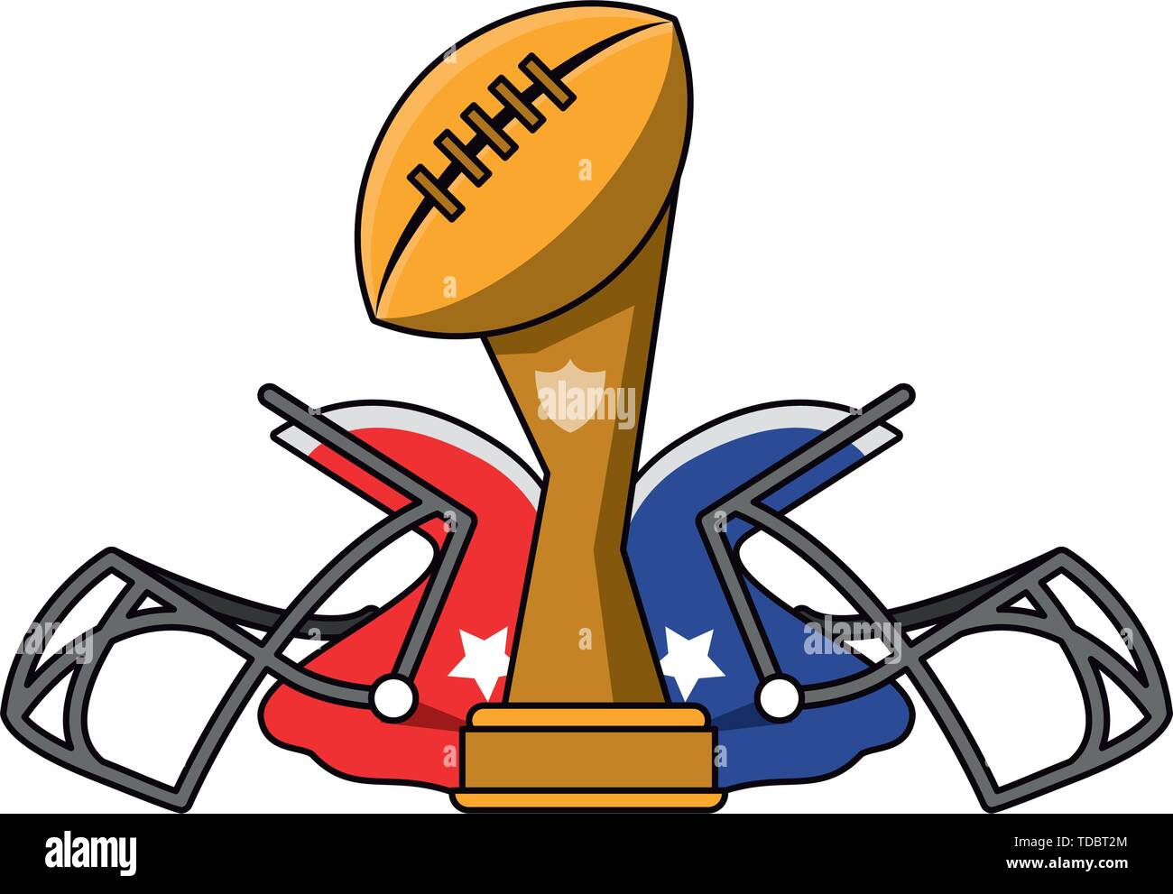 American Football Sport Game Cartoons TDBT2M 