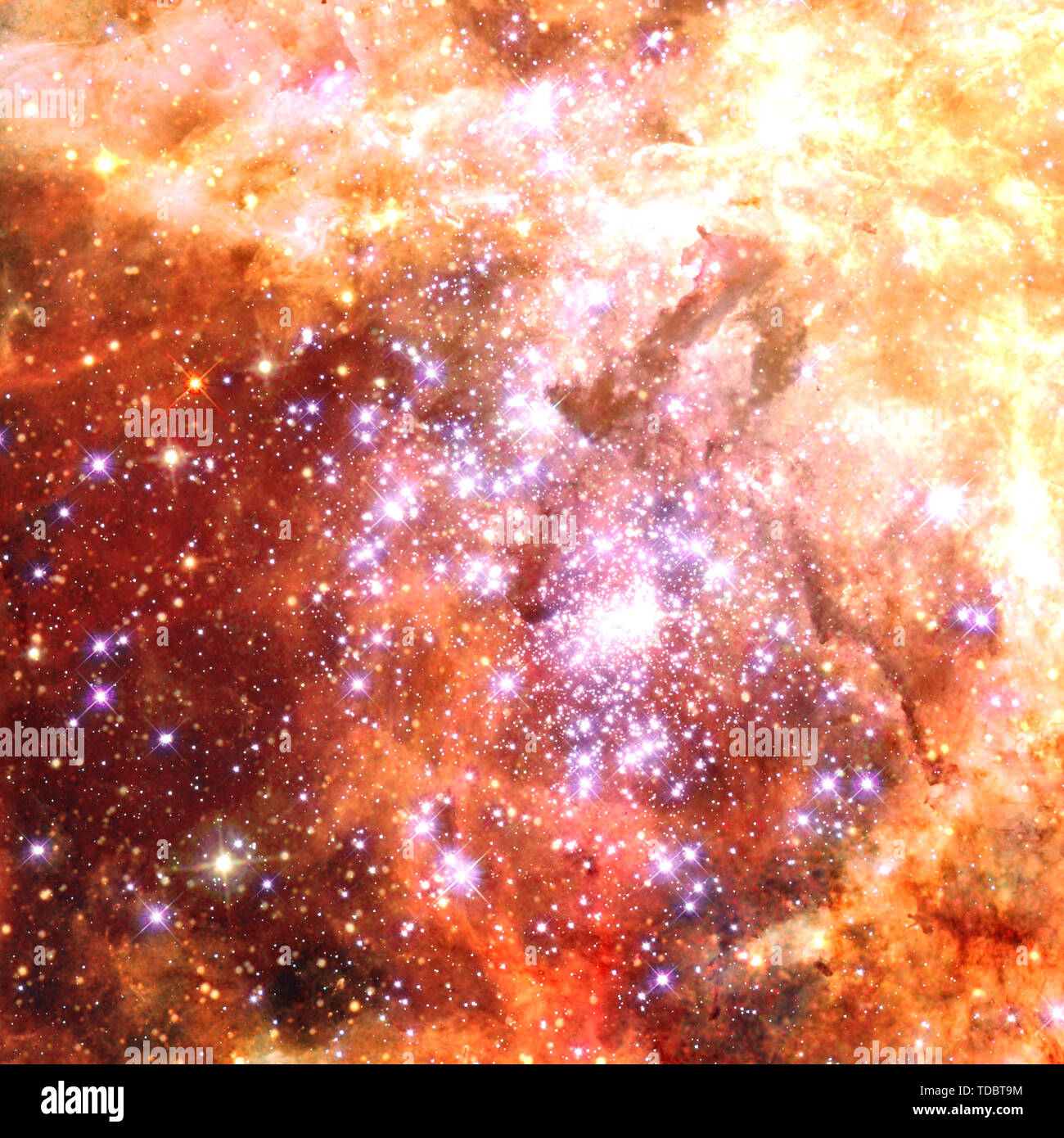 Universe filled with stars, nebula and galaxy. Elements of this image ...